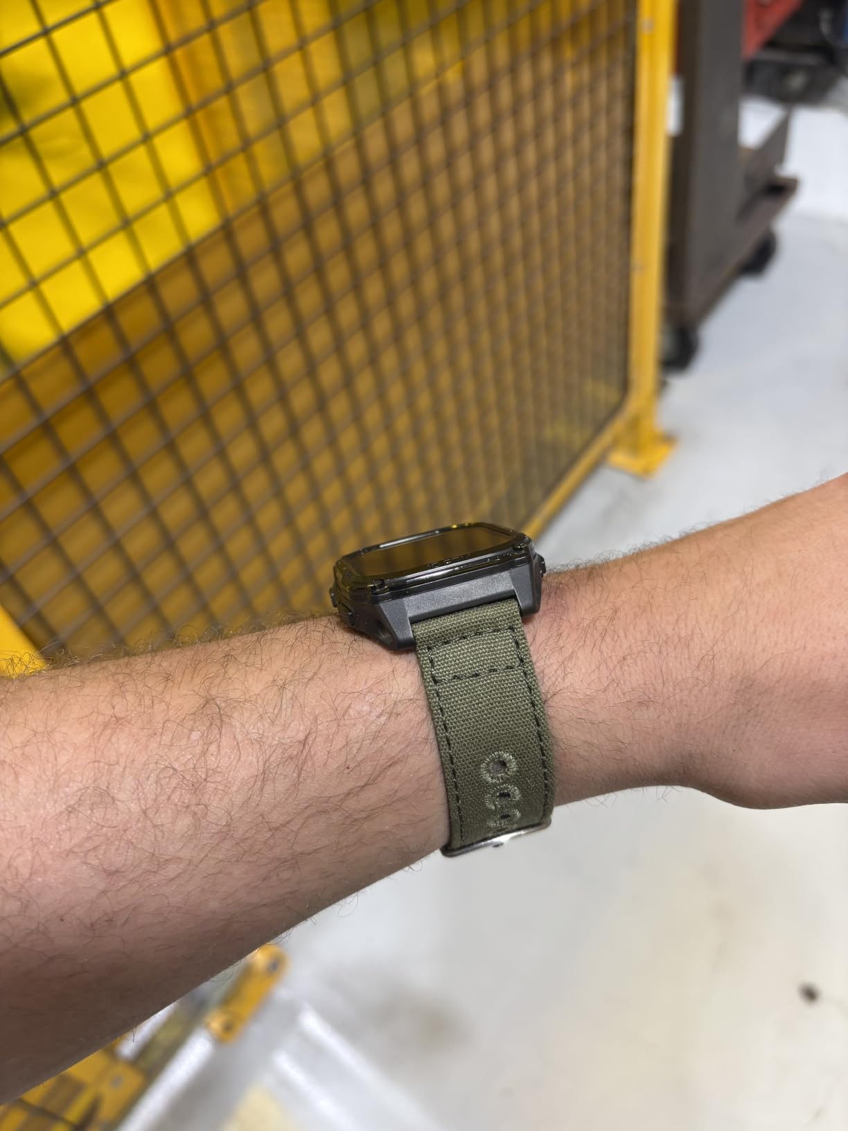 Archer Watch Straps - Canvas Quick Release Watch Bands (Faded Olive, 20mm) customer photo 1