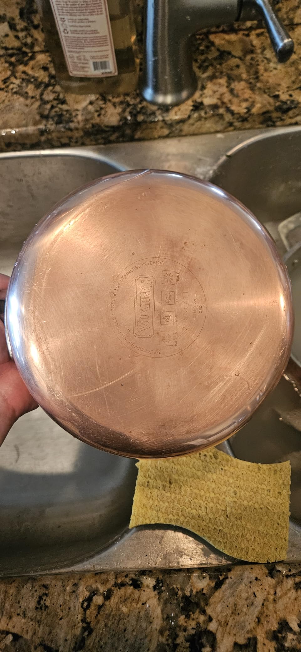 13-Piece Tri-Ply Copper Cookware Set by Viking customer photo 2
