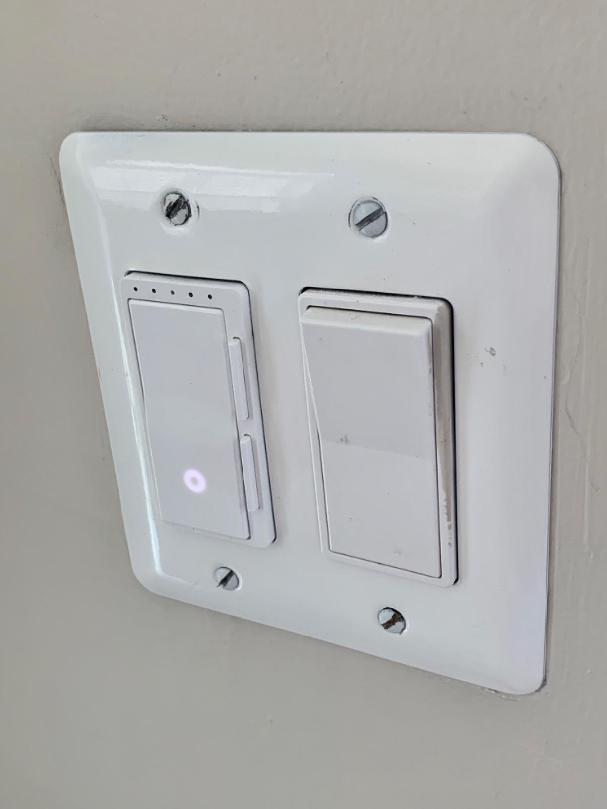 Feit Electric Smart Dimmer Switch, Neutral Wire Required for Installation, Compatible with Amazon Alexa and Google Assistant, Smart Dimmer Light Switch, White, Model:DIM/WiFi customer photo 1