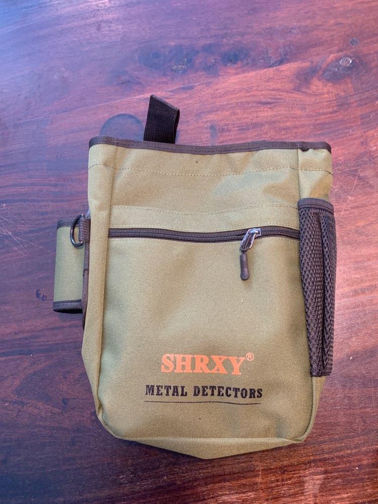 shrxy Metal Detecting Finds Bag Waist Digger Pouch Tools Bag for PinPointer Garrett Detector Xp ProPointer Accessories (Green) customer photo 2