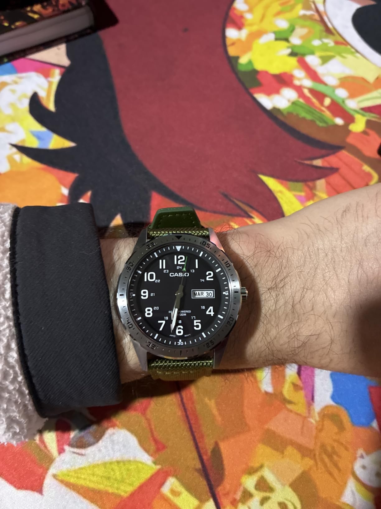 Timex MTPS120L Series | Unisex Analog Solar Powered Watch | 100M WR | Stainless Steel Case | Military Styling customer photo 1