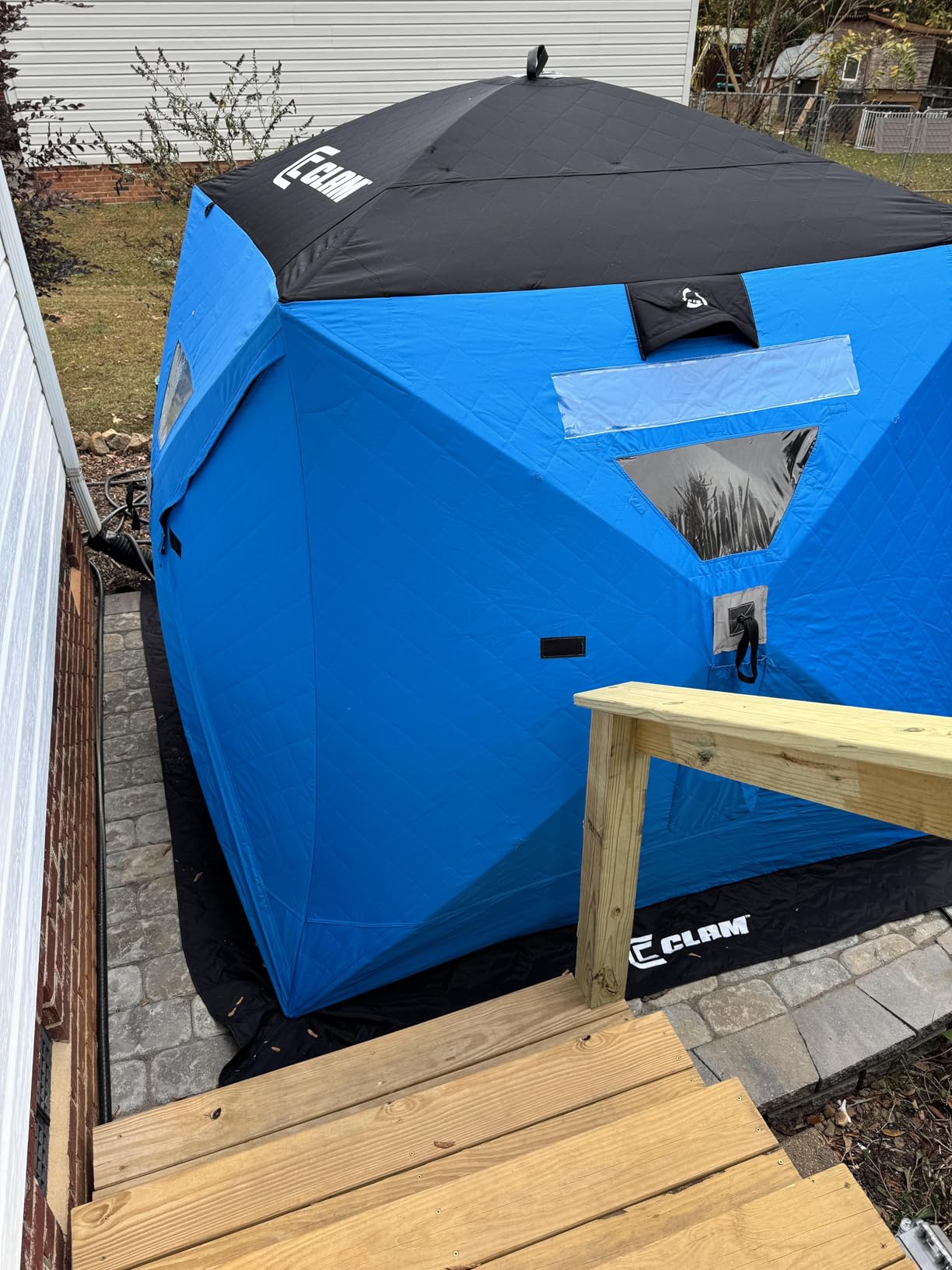 CLAM C-890 Thermal Ice Fishing Hub Shelter 11.5 x 11.5 ft customer photo 1