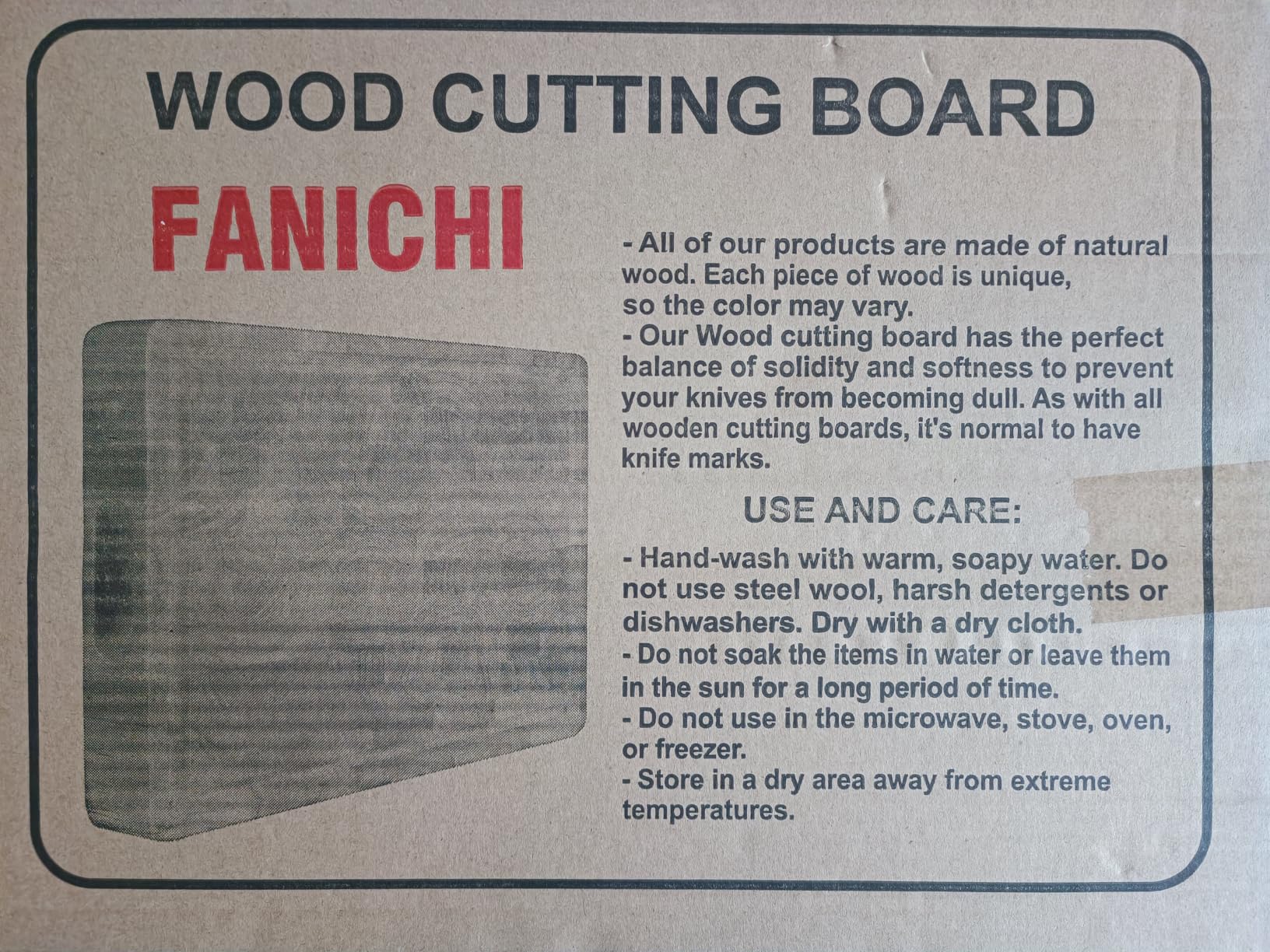 Acacia End Grain Cutting Board (17x13x1.5in), Butcher Block - Reversible Multipurpose Chopping Board with Juice Groove, Cracker Holder & Inner Handles customer photo 1