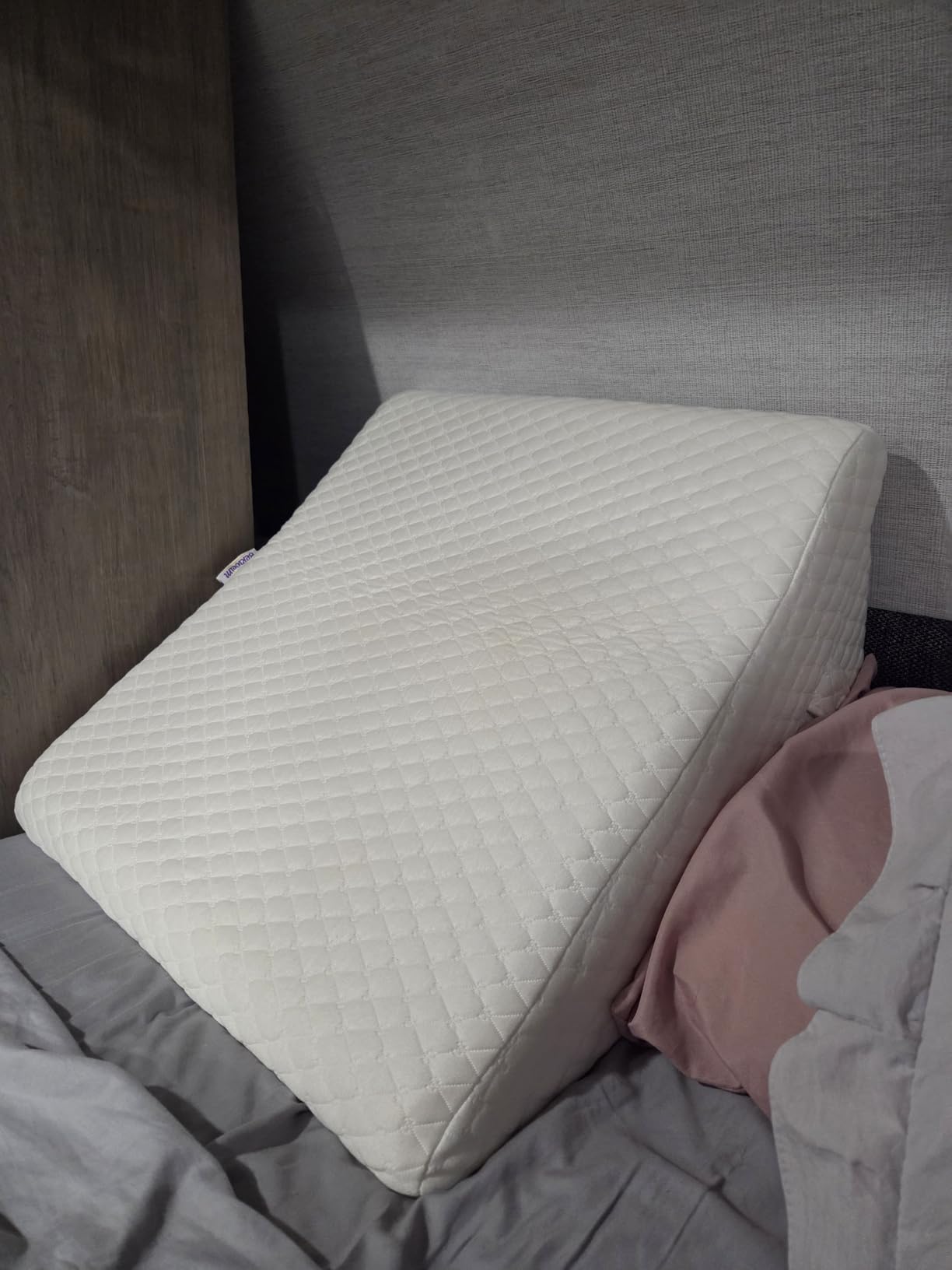 Wedge Pillow for Sleep Apnea, 12 Inch Adjustable Height Bed Wedge Pillow for Chronic Pain, Handicapped Individuals, and Long Term Care and Positioning customer photo 1