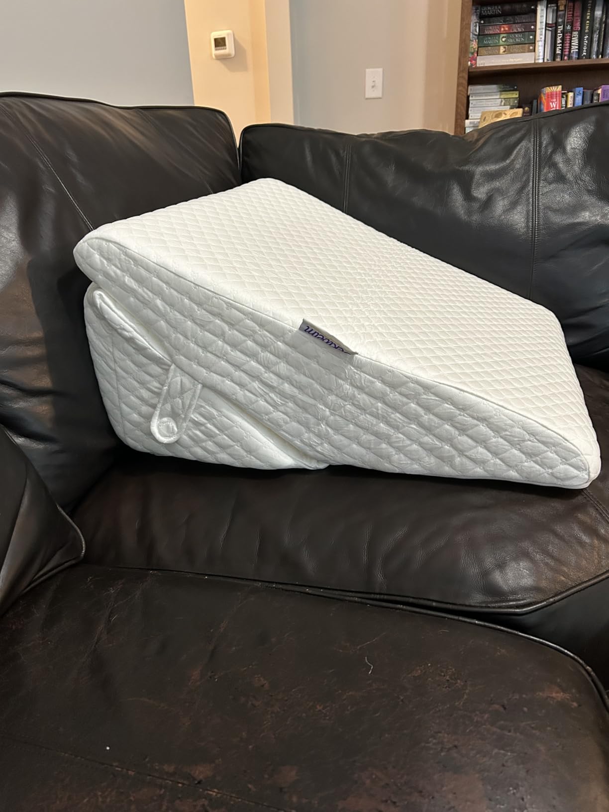 Wedge Pillow for Sleep Apnea, 12 Inch Adjustable Height Bed Wedge Pillow for Chronic Pain, Handicapped Individuals, and Long Term Care and Positioning customer photo 2