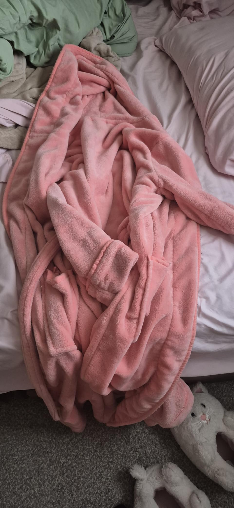 Premium Plush Fleece Robes for Women with Hood Fluffy Soft Long Bathrobe customer photo 1
