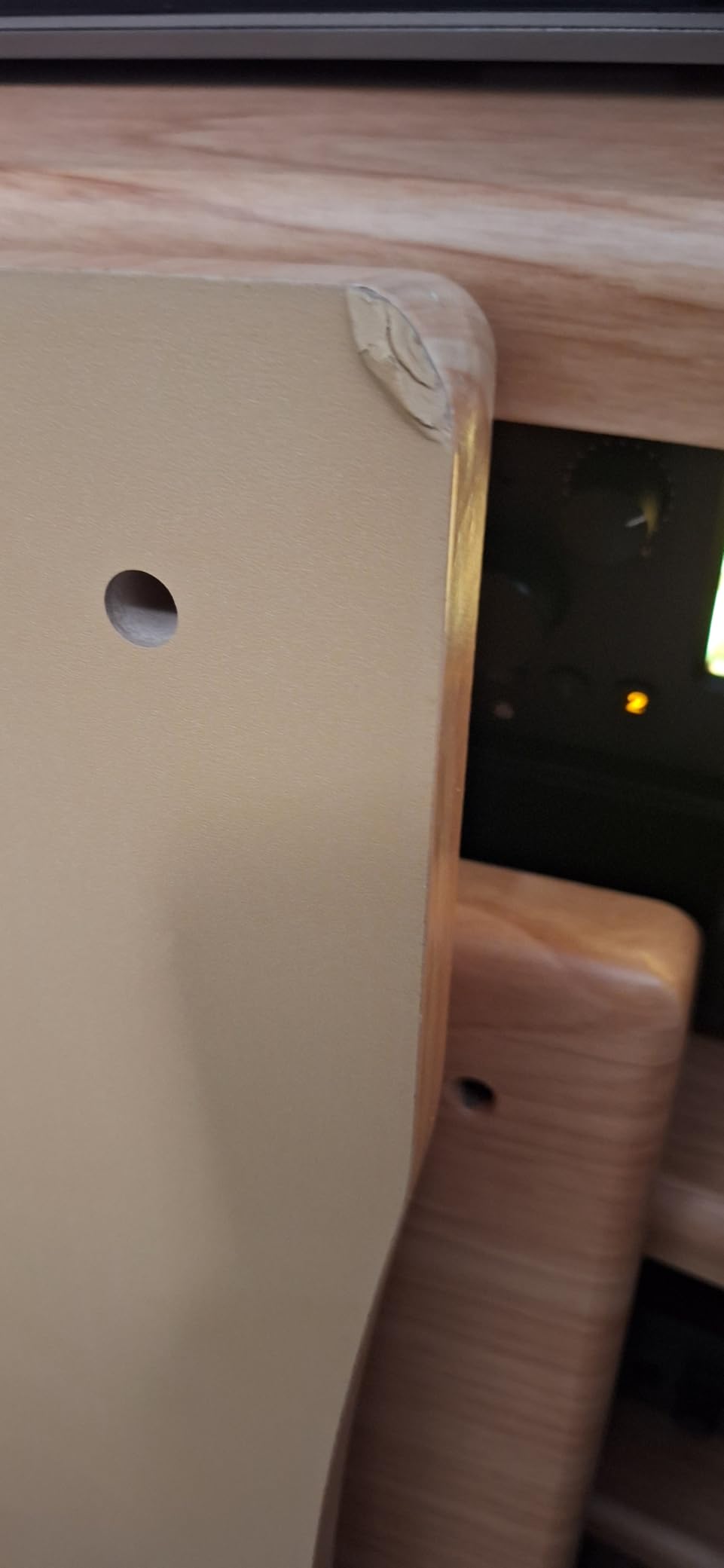 Monolith by Monoprice Heavy Duty 4 Tier Audio Stand XL 1 inch Shelf Thickness Maple customer photo 2