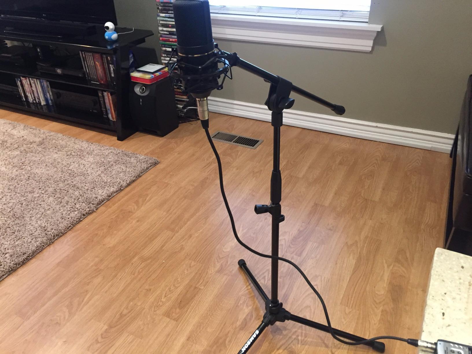 MXL 770 Condenser Microphone for Podcasting, Singing, Home Studio Recording, Gaming & Streaming | XLR | Large Diaphragm | Cardioid (Vintage White) customer photo 2