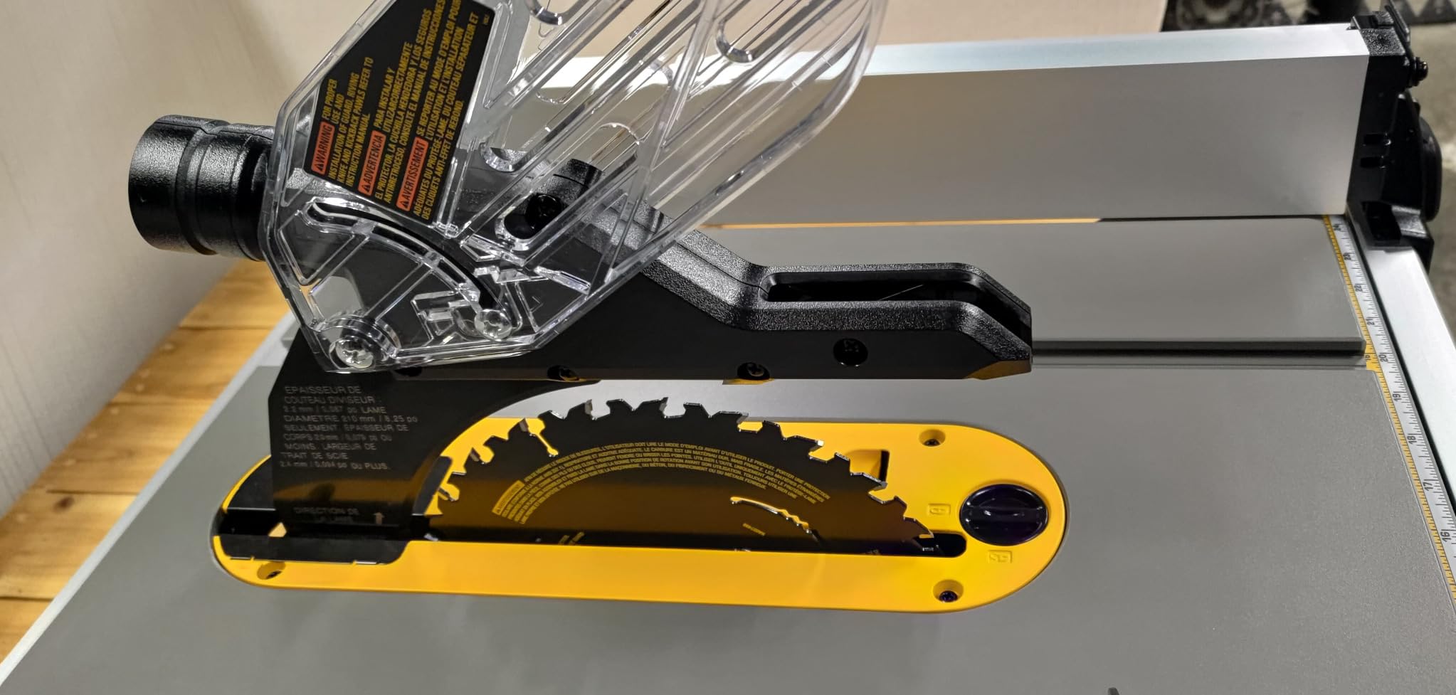 DEWALT 15 Amp 8-1/4 in. Compact Portable Jobsite Table Saw (DWE7485) customer photo 2
