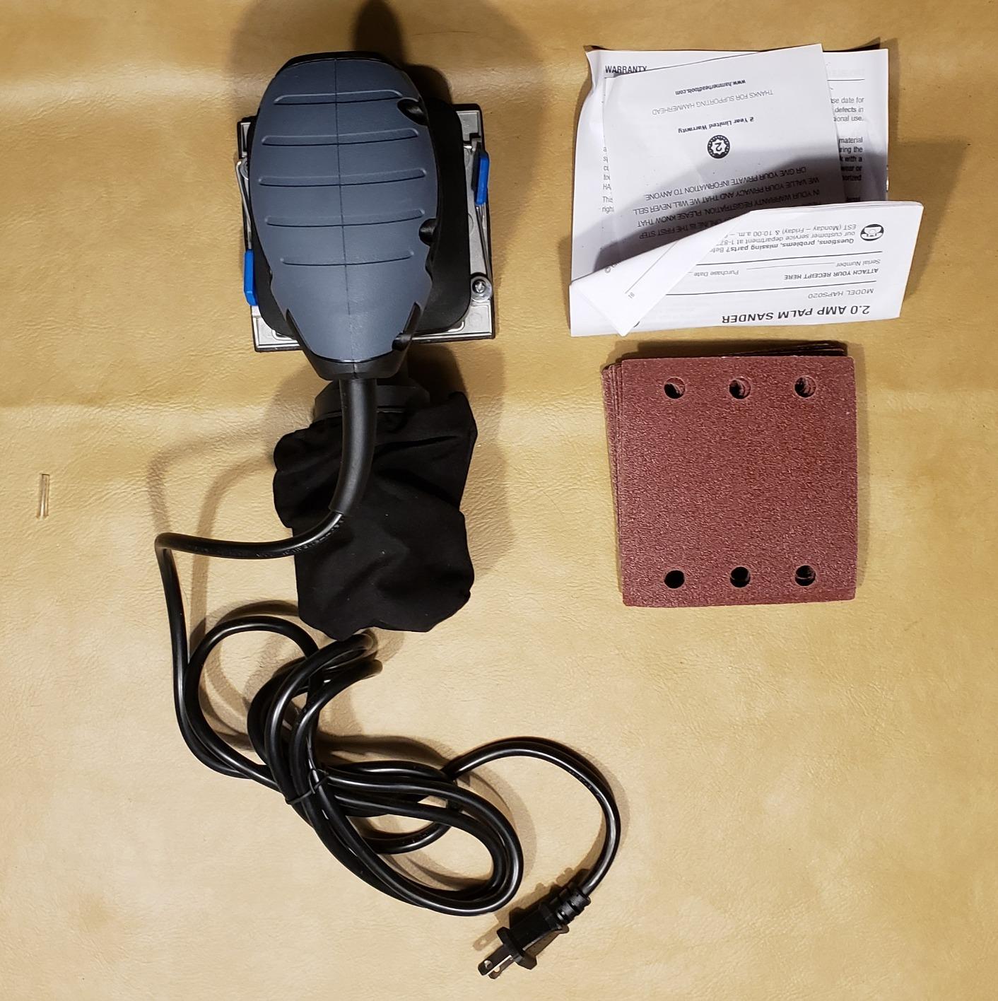 Hammerhead 2.0-Amp 1/4 Sheet Palm Sander with 12pcs Sandpaper - HAPS020 customer photo 2
