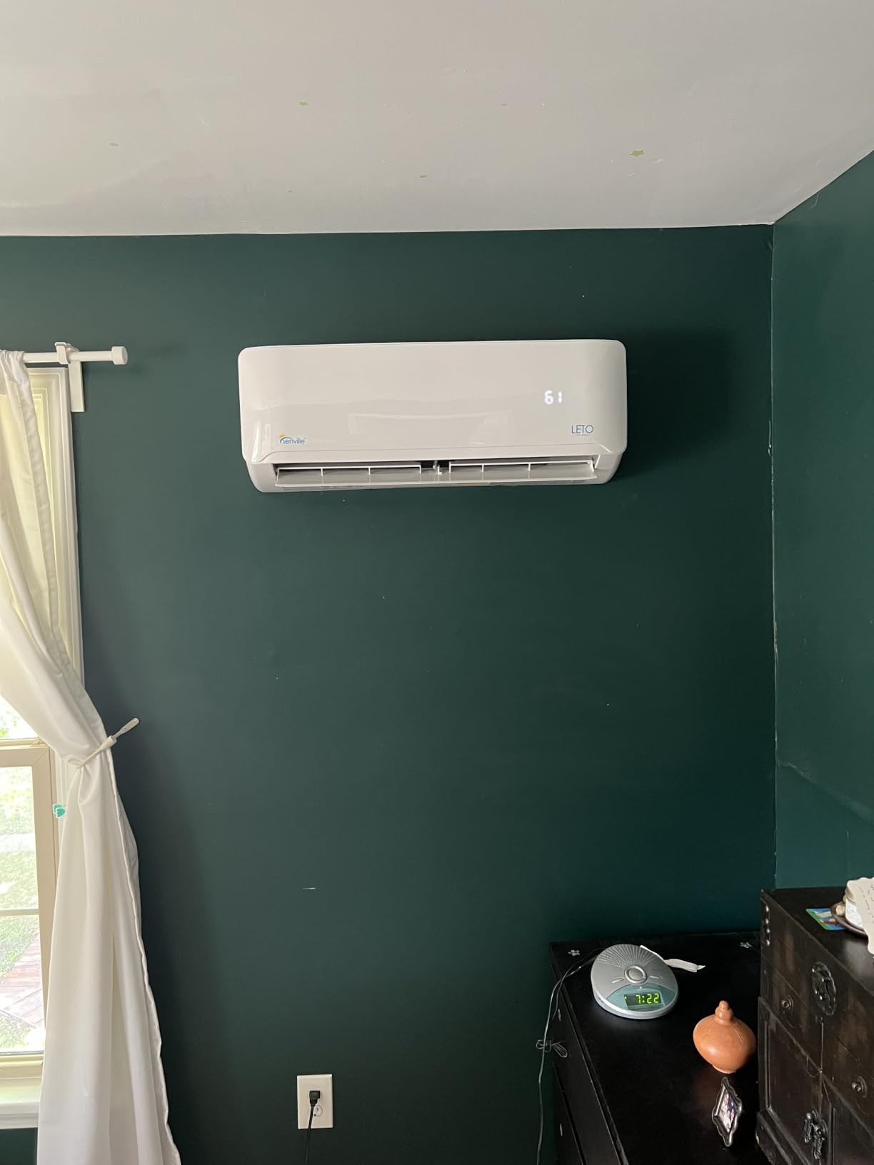 Senville LETO Series Mini Split Air Conditioner Heat Pump, 12000 BTU 208/230V, Inverter, Works with Alexa, 1 Ton, White customer photo 2
