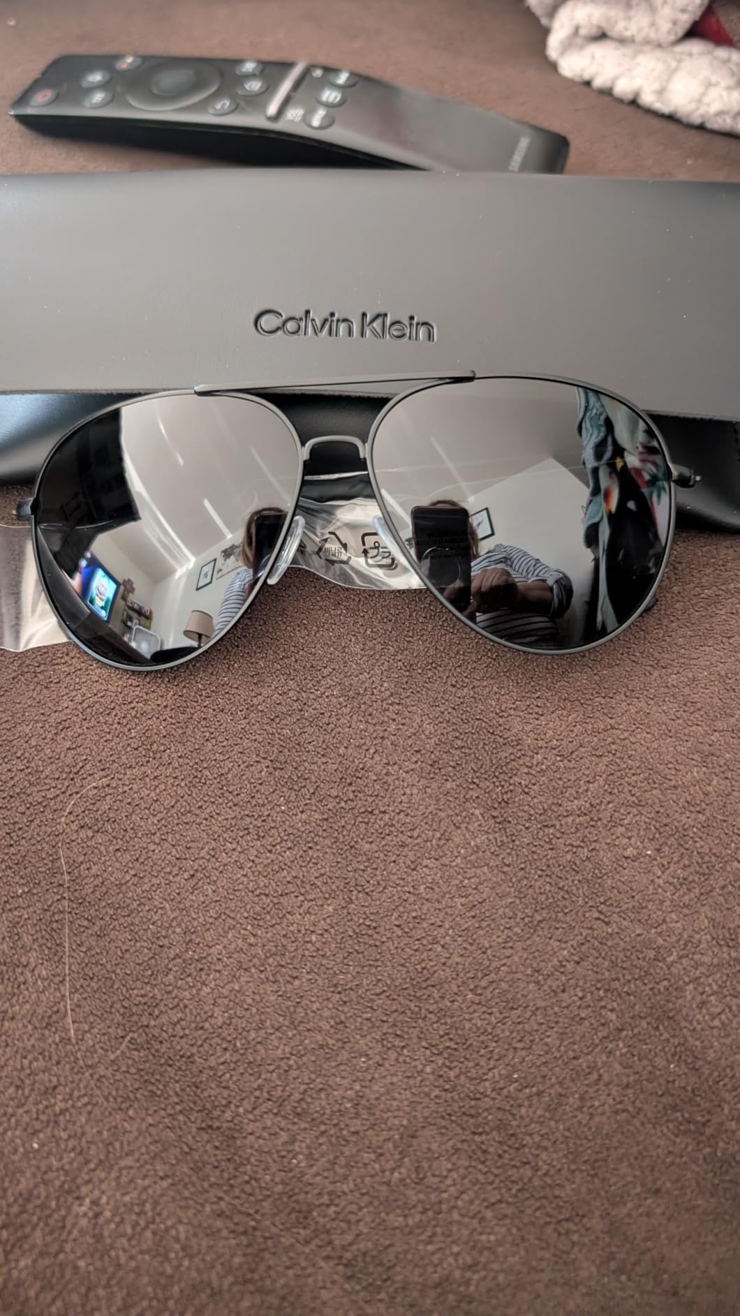 Calvin Klein unisex-adult Ck19314s Aviator Sunglasses customer photo 1