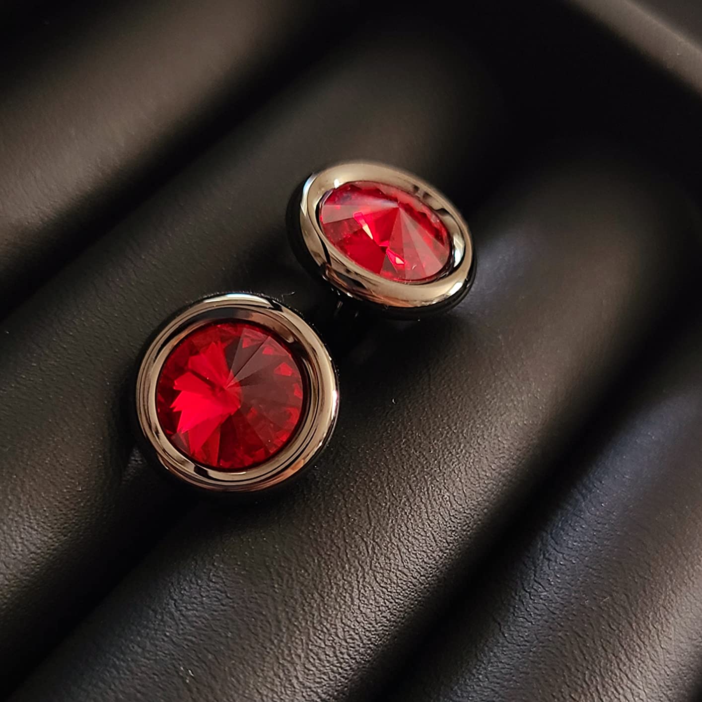 Cufflinks for Men with Swarovski Crystal Cuff Links for Formal Business Wedding Shirts in Gift Box customer photo 1