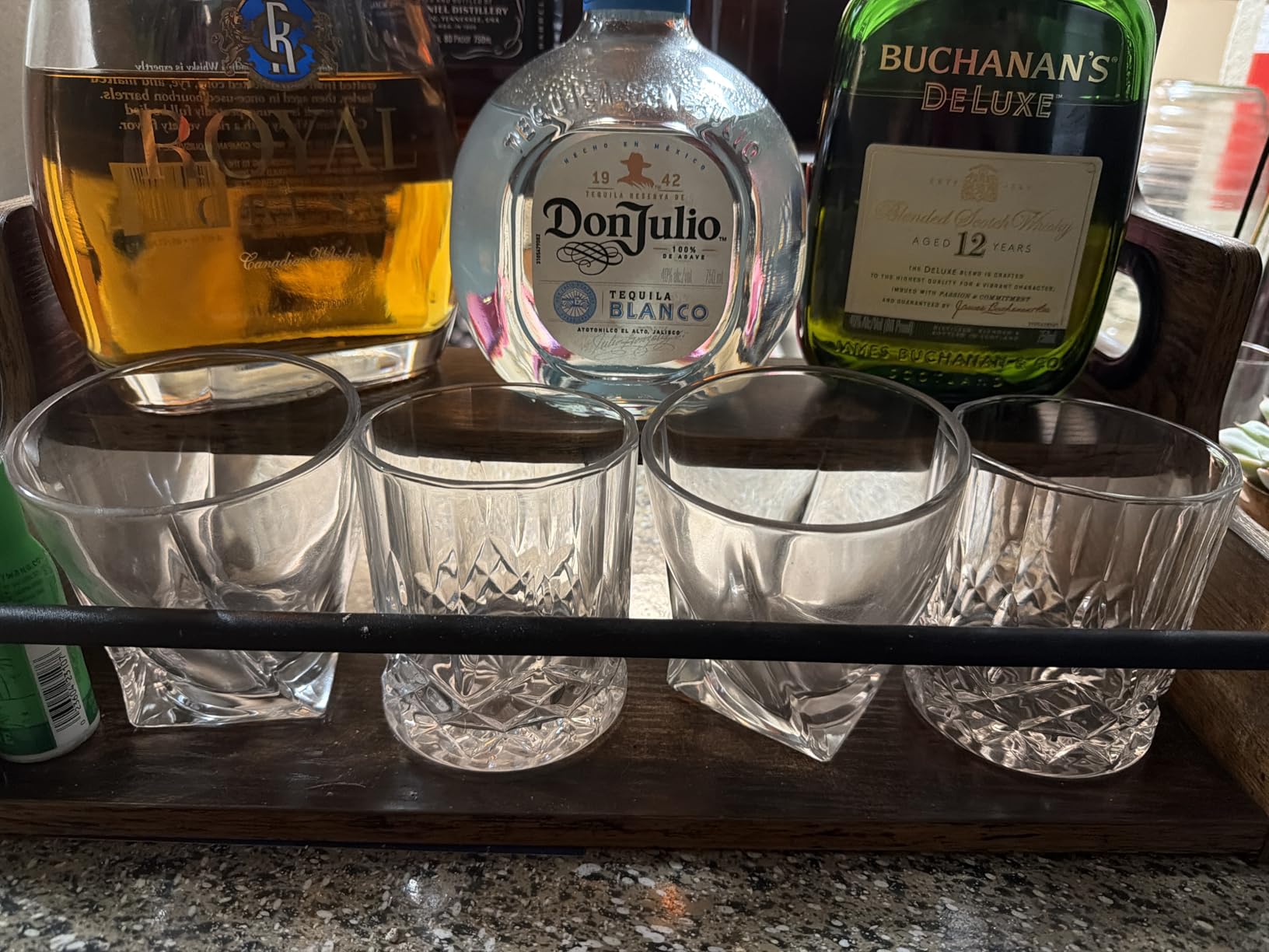 DeeCoo Premium 10, 11 OZ Scotch Glasses - Old Fashioned Whiskey Glasses/Style Glassware for Bourbon/Rum/Bar Tumbler Set of 6 customer photo 1