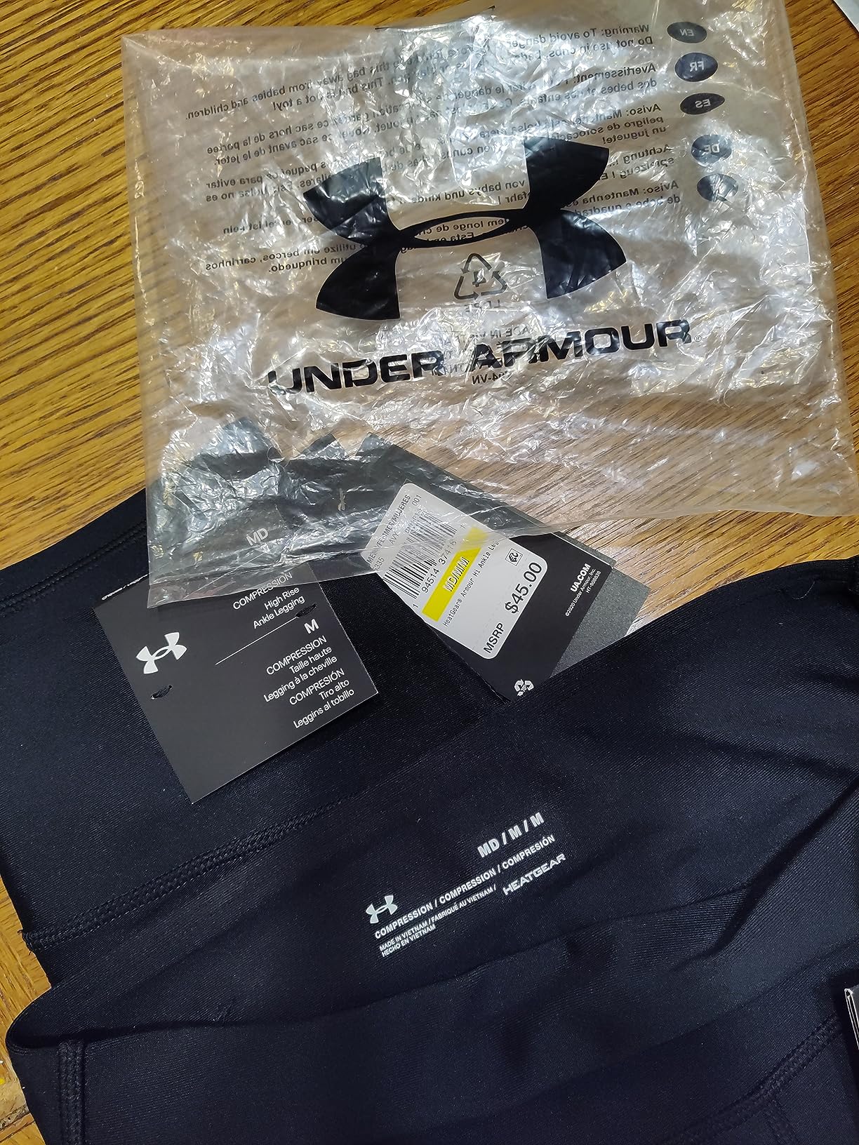 Under Armour Women's HeatGear Armour High Waisted Ankle No-Slip Leggings customer photo 2