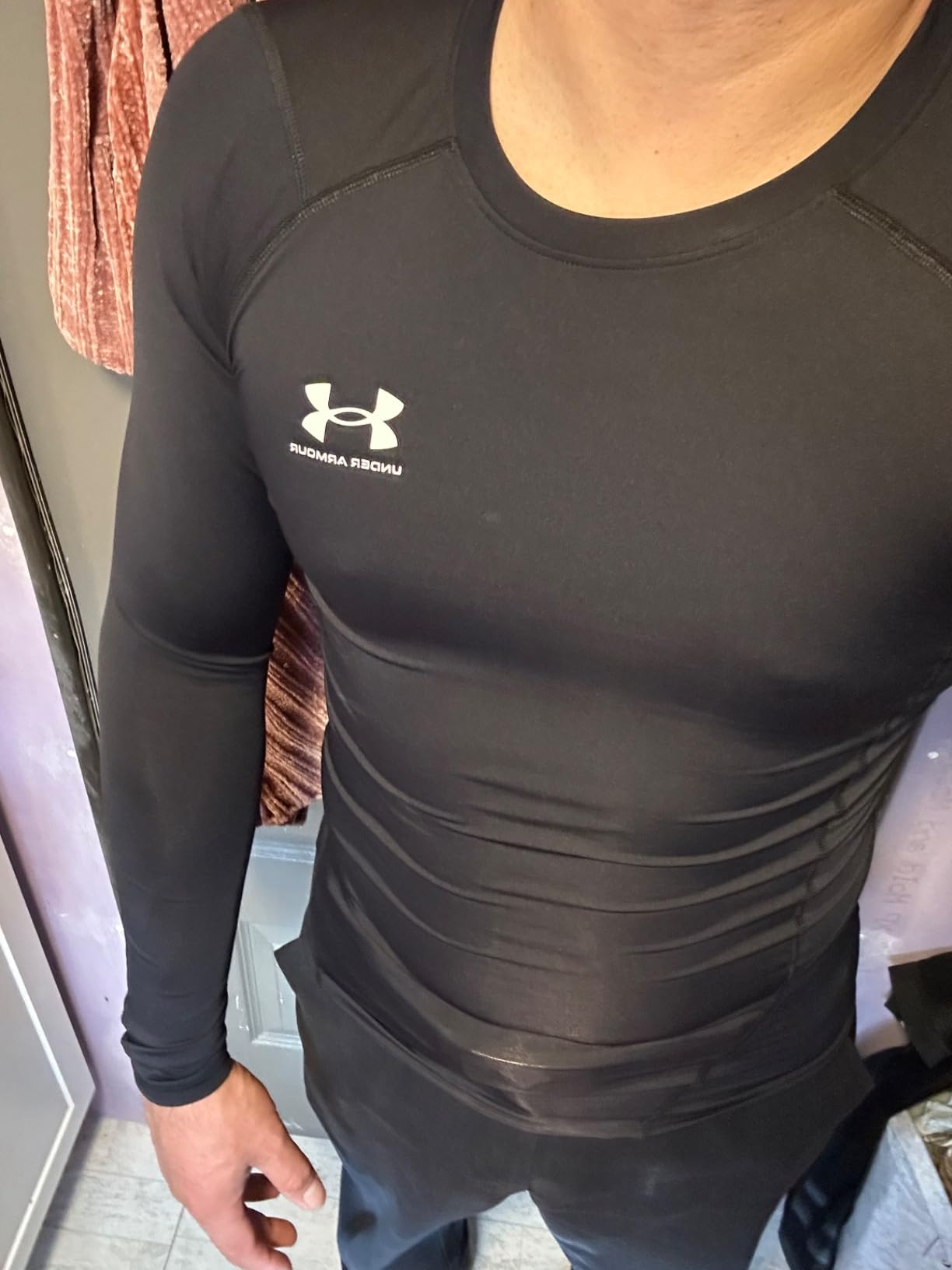 Under Armour Men's HeatGear Compression Long-Sleeve T-Shirt customer photo 2