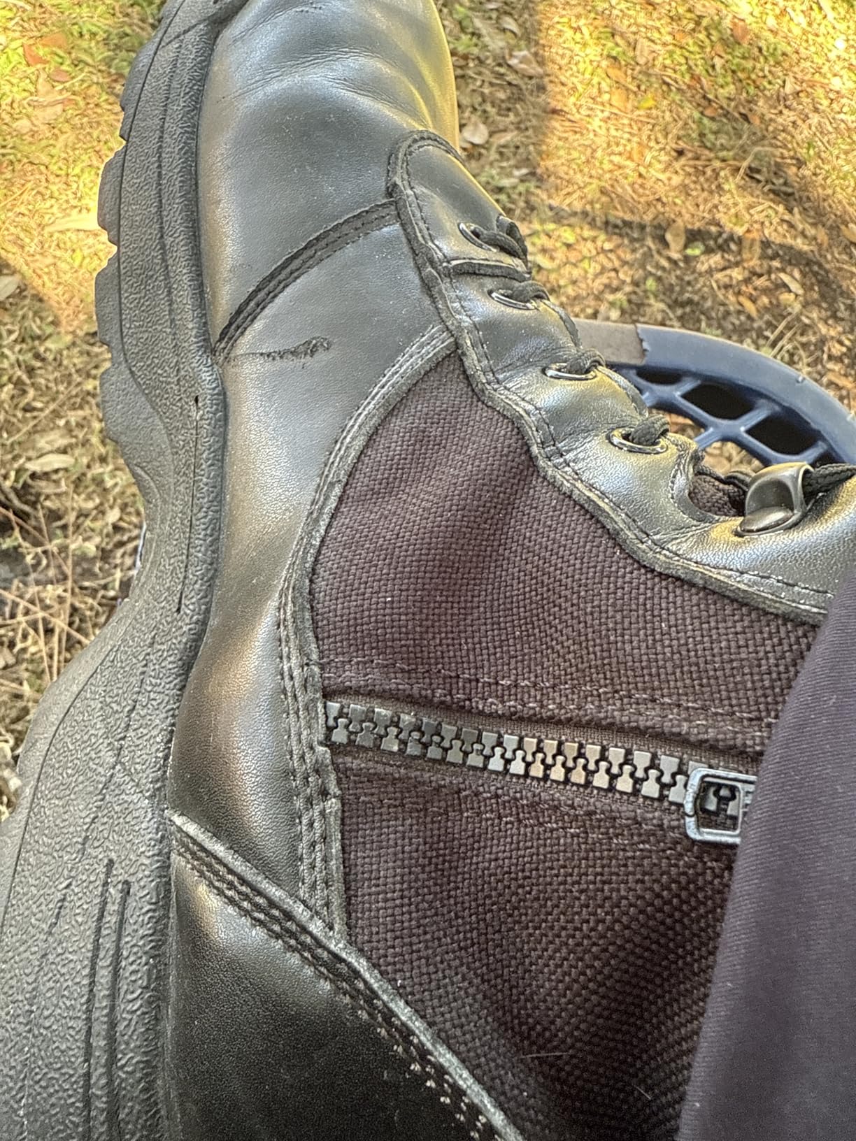RIELD Men's Military Tactical Work Boots Side Zipper Jungle Army Combat Boots customer photo 2