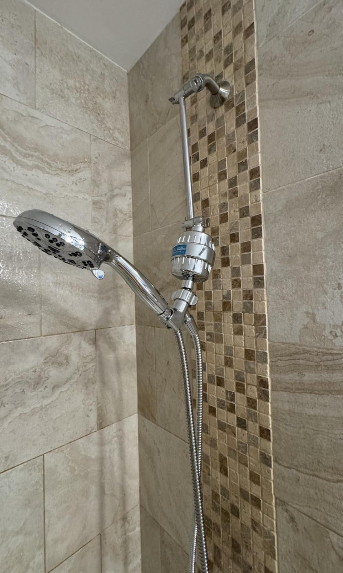 6-Mode High Pressure Handheld Shower Head Set, Consumer Reports Recommended HOPOPRO High Flow Hand Held Showerhead with 59 Inch Hose Bracket Teflon Tape Rubber Washers customer photo 2