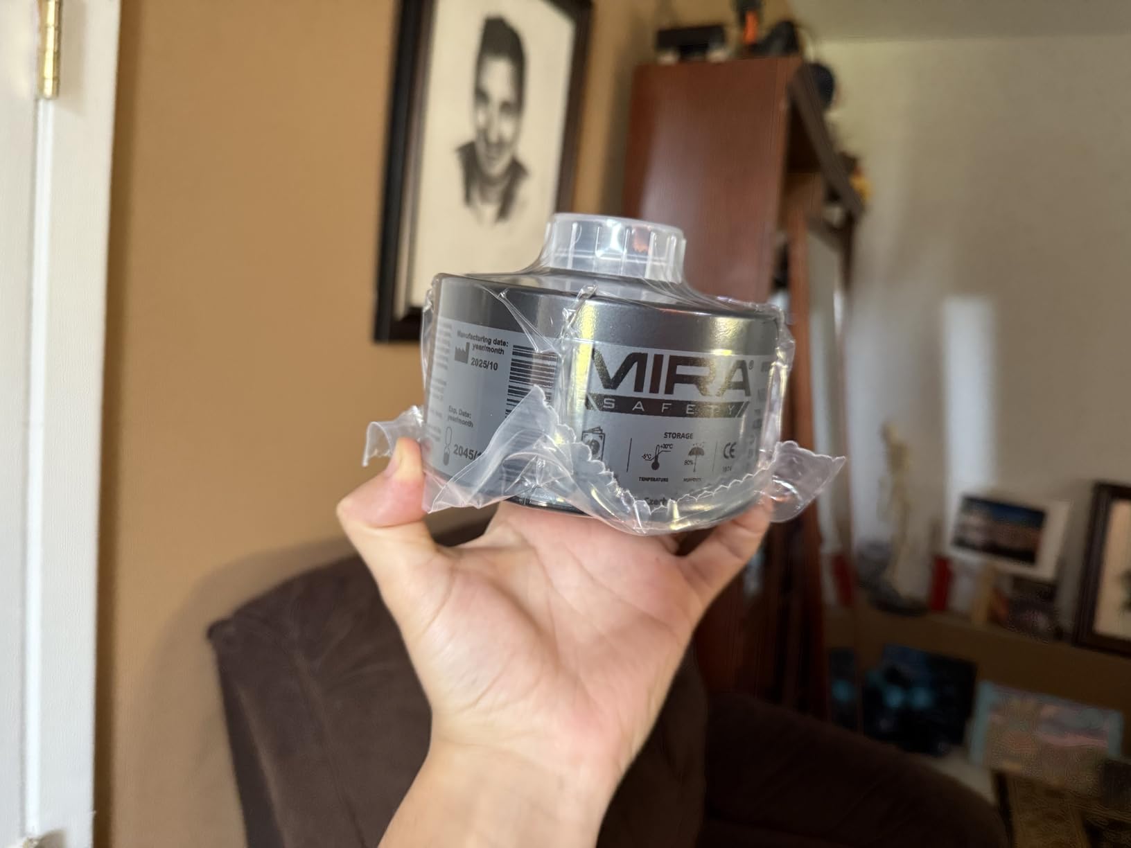 MIRA SAFETY CM-6M Certified CBRN Full Face Gas Mask Reusable Respirator Professional Grade with Drinking System, 2 Piece Set customer photo 2