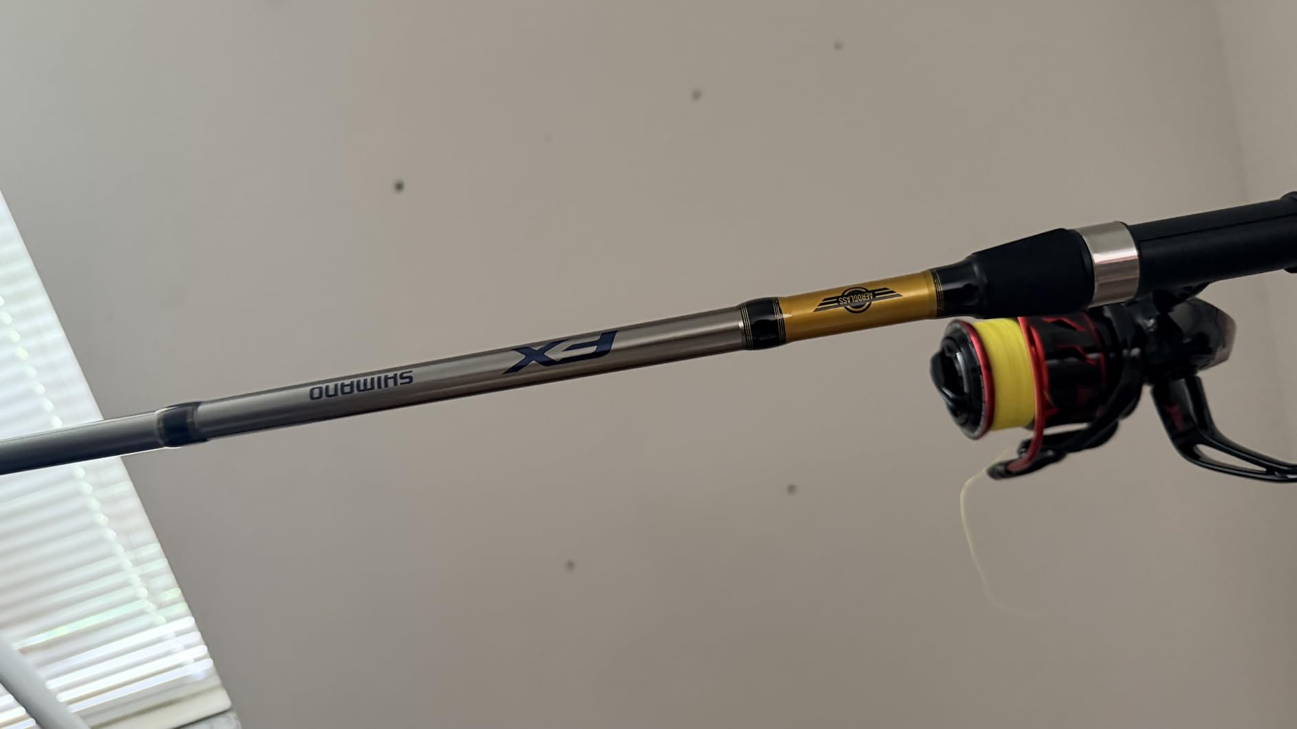 Shimano FX Spinning Freshwater Spinning Fishing Rod, 2pc Medium Heavy Fast Action customer photo 1