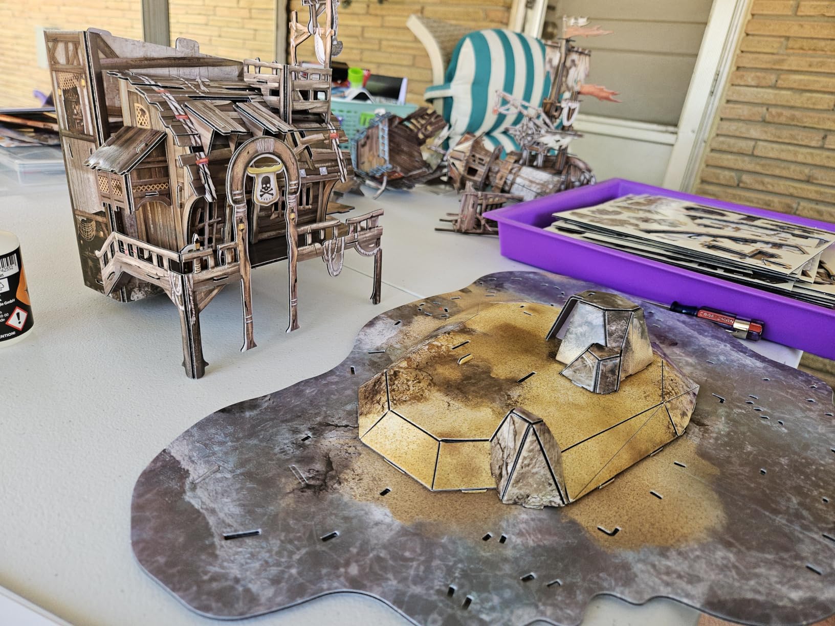 CubicFun 3D Puzzles for Adults Green LED Flying Dutchman, 360 Pieces Pirate Ship Arts & Crafts for Adults Gifts for Men Women Model Kit, Lighting Ghost Ship Easter Gift for Him customer photo 1