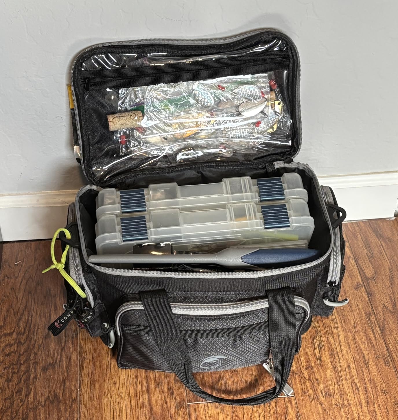 Calamus Fishing Tackle Bags - Fishing Bags for Saltwater or Freshwater Fishing - Rip-Stop PE - Padded Shoulder Strap - Pliers Storage customer photo 1