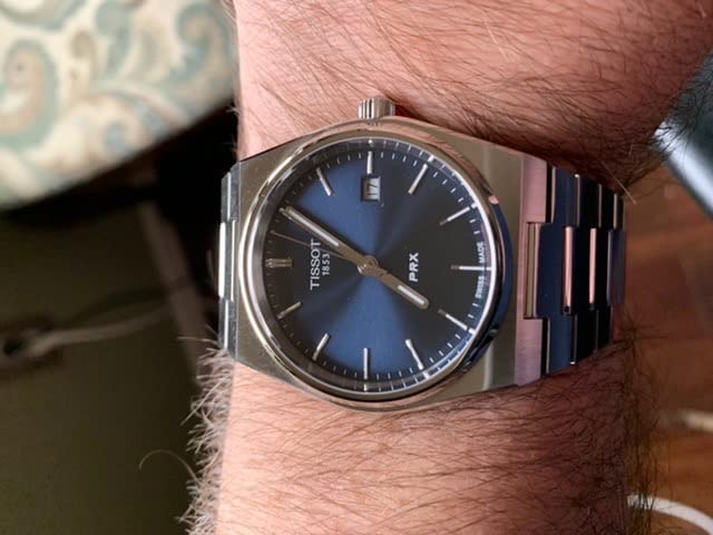 Tissot Men's PRX 316L Stainless Steel Case Dress Watch, T1374101104100 customer photo 1