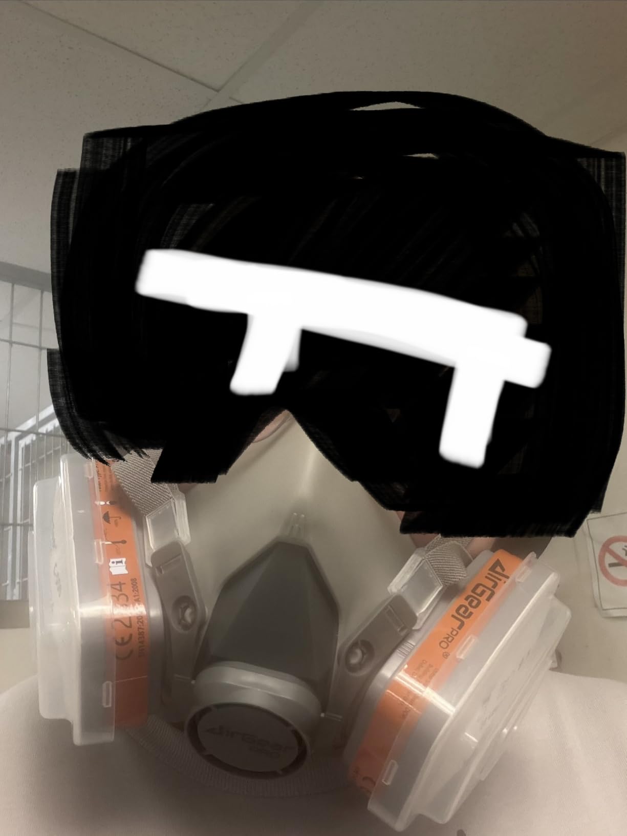 M-500 Reusable Respirator Mask with Filters | Ideal for Painting, Woodworking, Construction, Sanding, Spraying customer photo 1