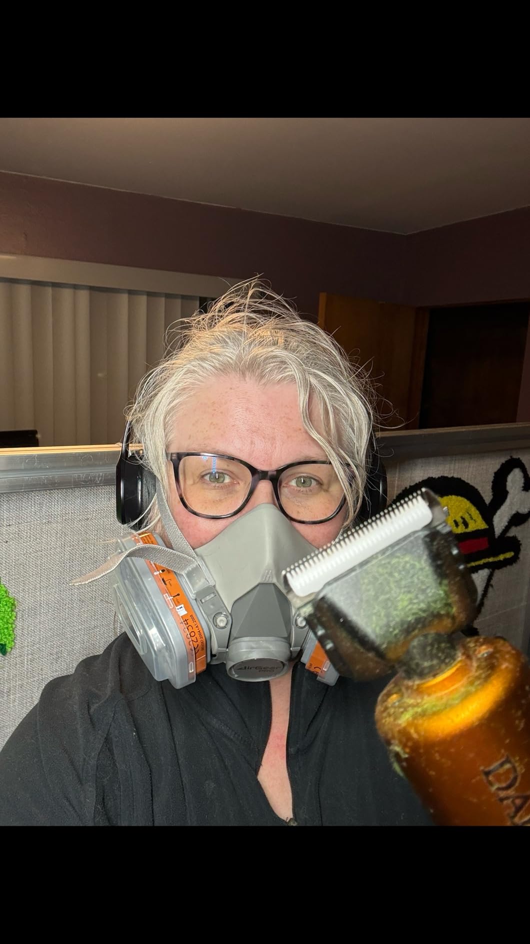 M-500 Reusable Respirator Mask with Filters | Ideal for Painting, Woodworking, Construction, Sanding, Spraying customer photo 2