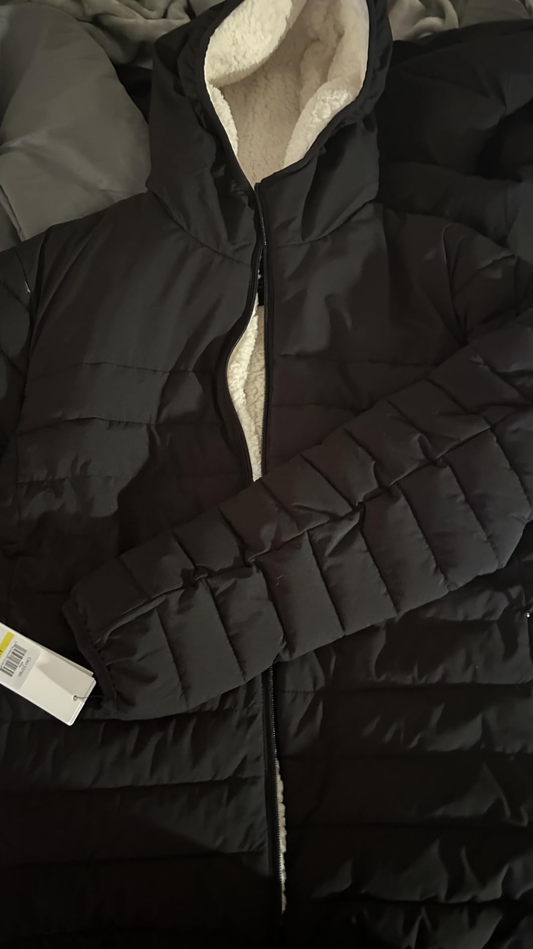 Calvin Klein Men's Lightweight Packable Down Jacket With Sherpa Lining customer photo 1