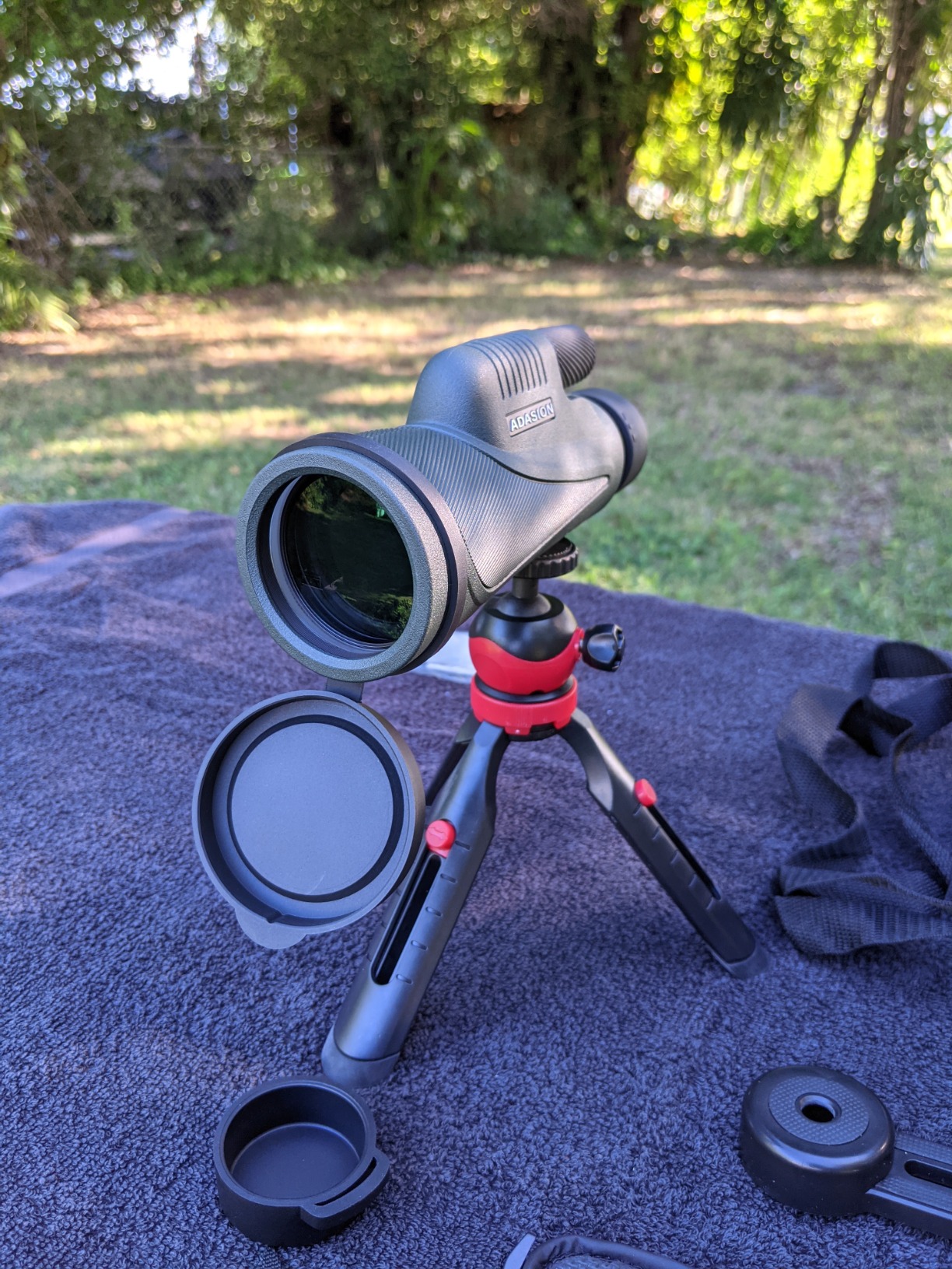 12x56 HD Monocular Telescope High Powered for Adults with Smartphone Adapter, Clear Low Light Vision for Star Watching, Bird Watching, Hiking, Concert customer photo 2