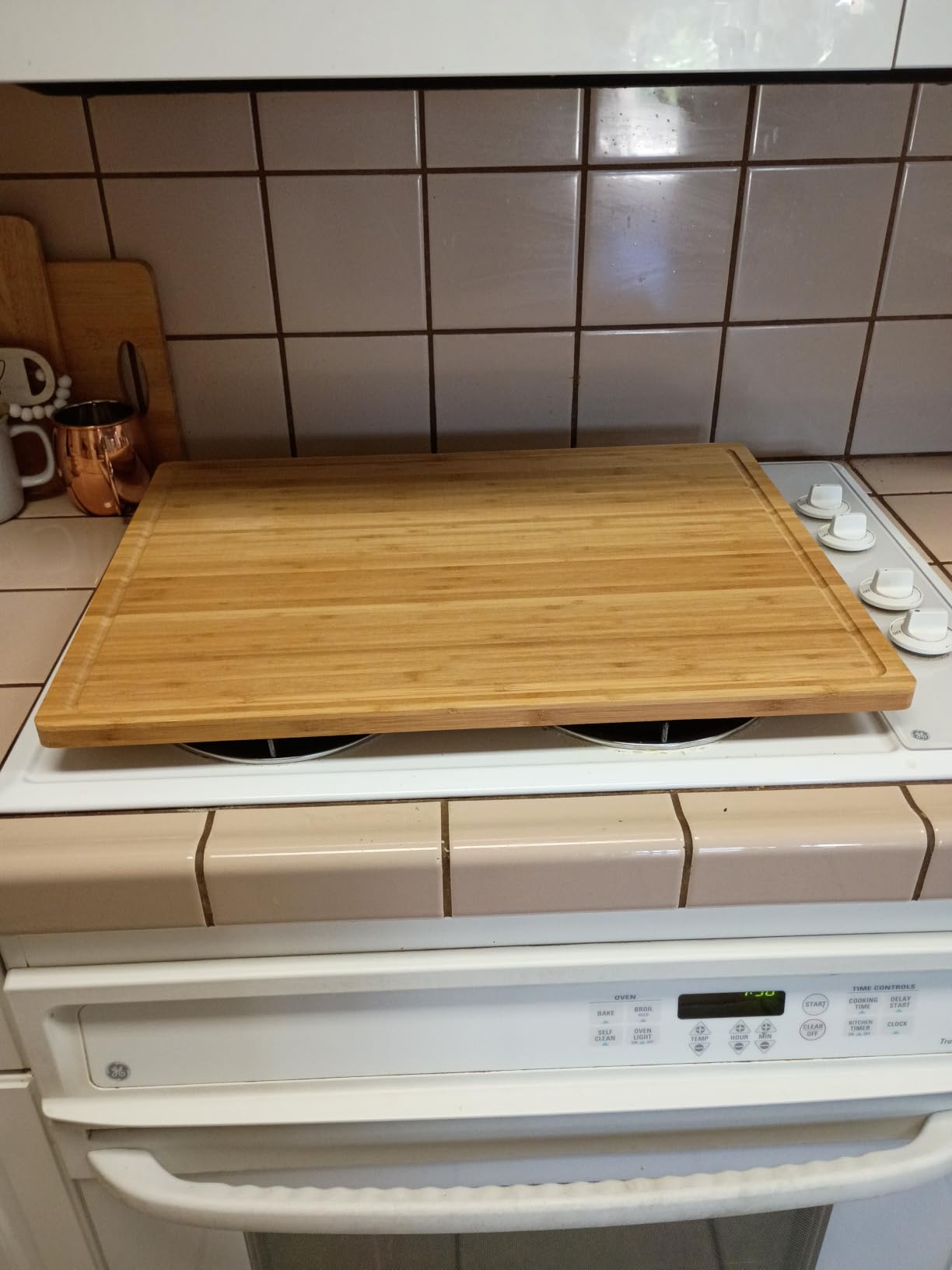 Allsum Bamboo Wood Cutting Board for Kitchen, 1