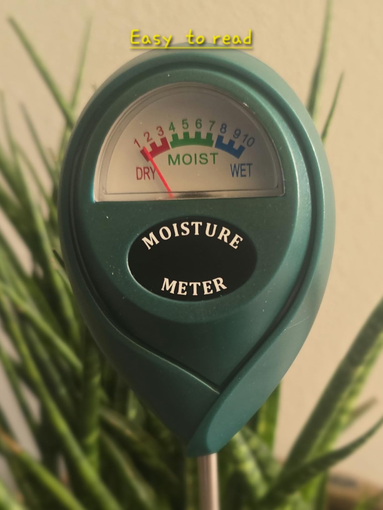 XLUX Long Probe Deep Use Soil Moisture Meter, Water Monitor Indicator Sensor, Hygrometer for Outdoor Indoor Large Pot Plants, Flower, Gardening, Farming customer photo 1