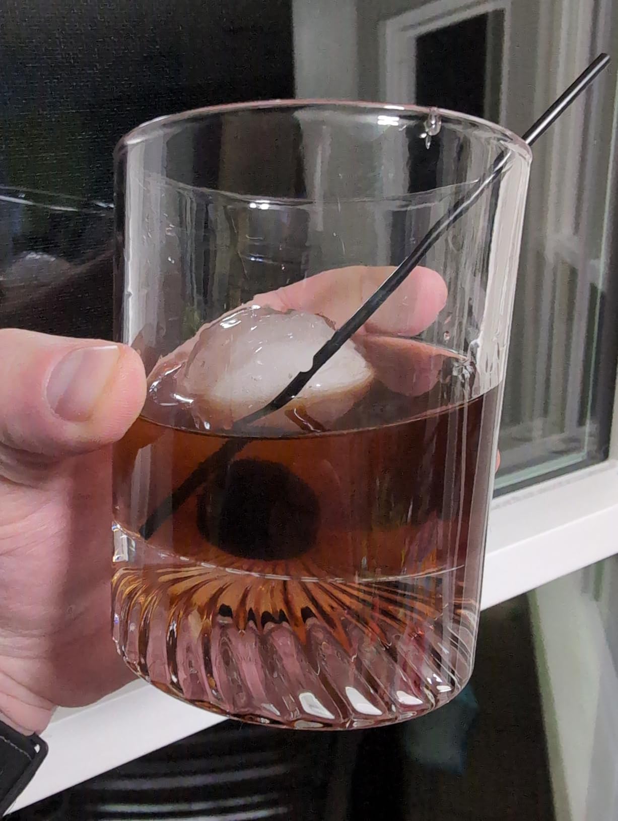 OPAYLY Whiskey Glasses Old Fashioned Glasses Set of 4 12oz Rocks Glasses Gift for Men Women Drinking Bourbon Scotch Cocktails Rum Cognac Vodka at Home Bar customer photo 2