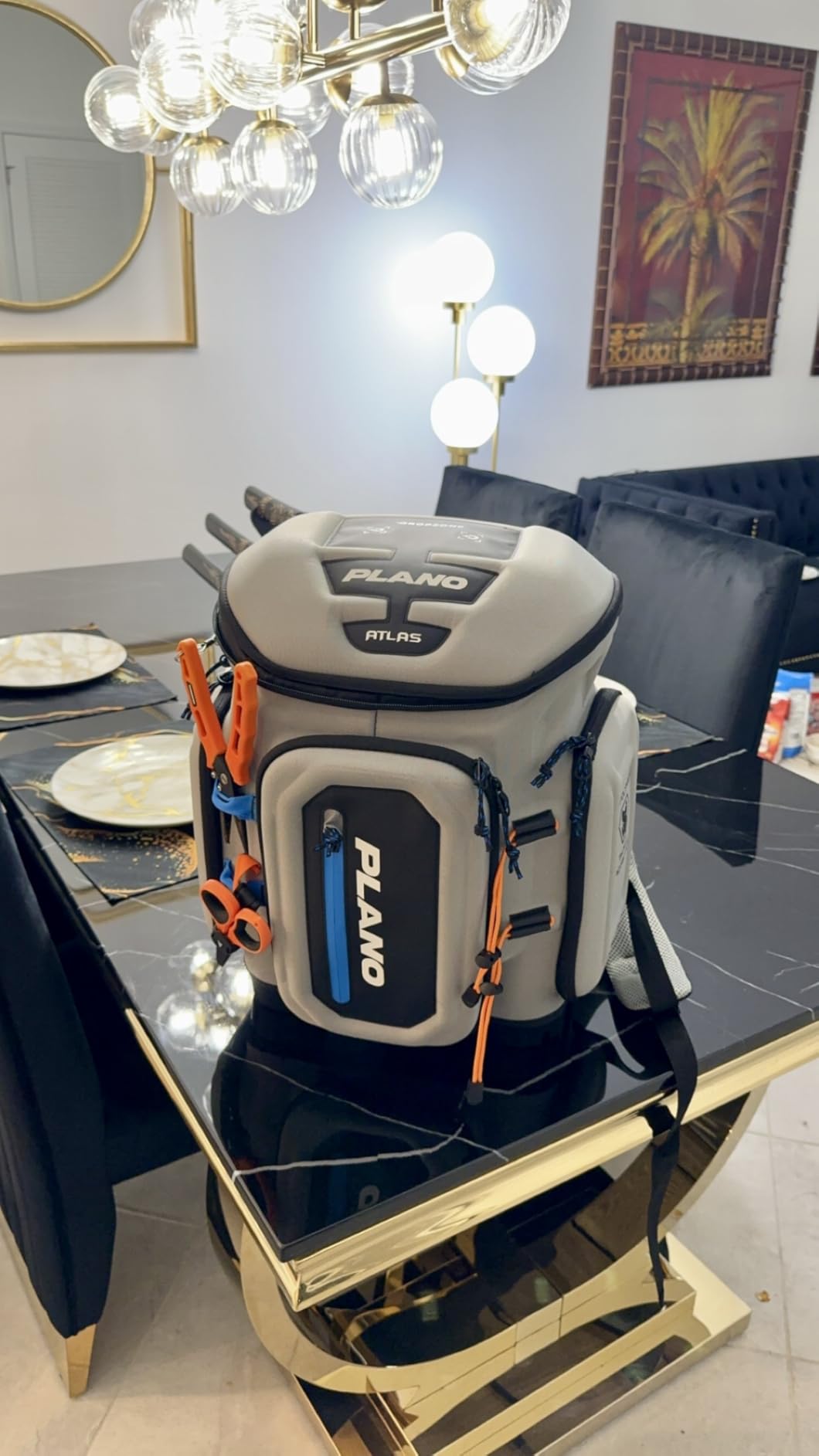 Plano Atlas 3700 Tackle Fishing Backpack, Gray EVA Material, Includes 3 3750 StowAway Utility Boxes for Worms, Lures, & Baits, Waterproof & Non-Skid Base customer photo 1