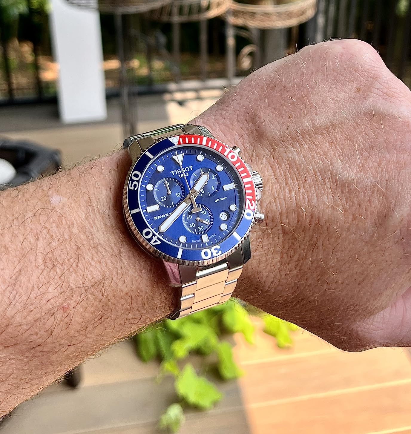 Tissot Men's Seastar 1000 Quartz Chronograph 316L Stainless Steel Case Swiss Quartz Watch, T1204171104103 customer photo 1