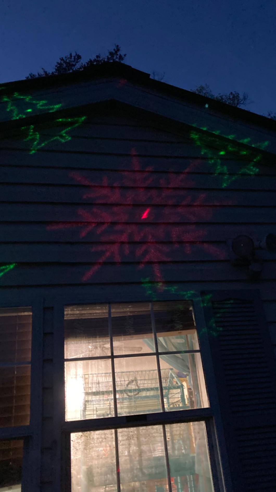 Laser Christmas Projector Lights Outdoor: Waterproof Outdoor Christmas Decorations Laser Light, Projection Christmas Lights for Outside with 5 Patterns, Xmas Spotlight for Yard Garden Holiday Party customer photo 2