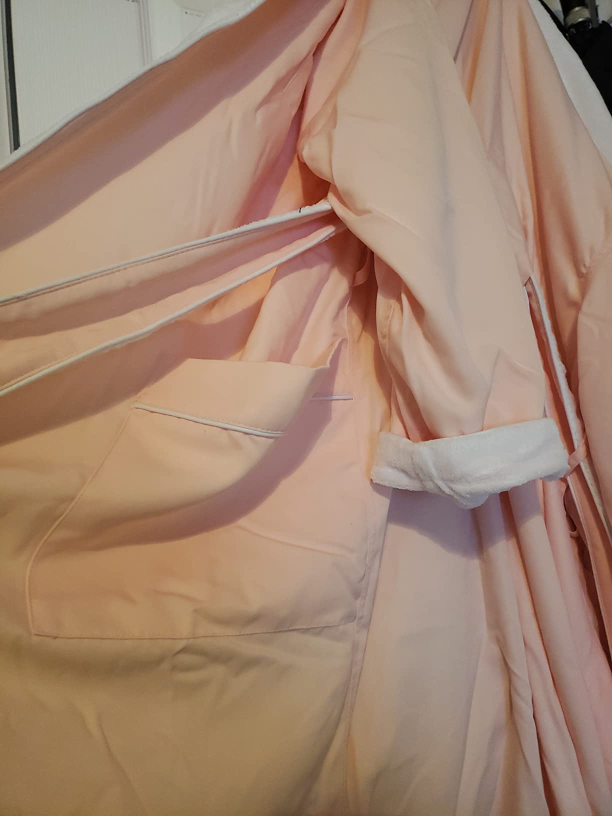 Plush Lined Microfiber Spa Robe - Unisex Luxury Hotel Bathrobe by Monarch/Cypress customer photo 2