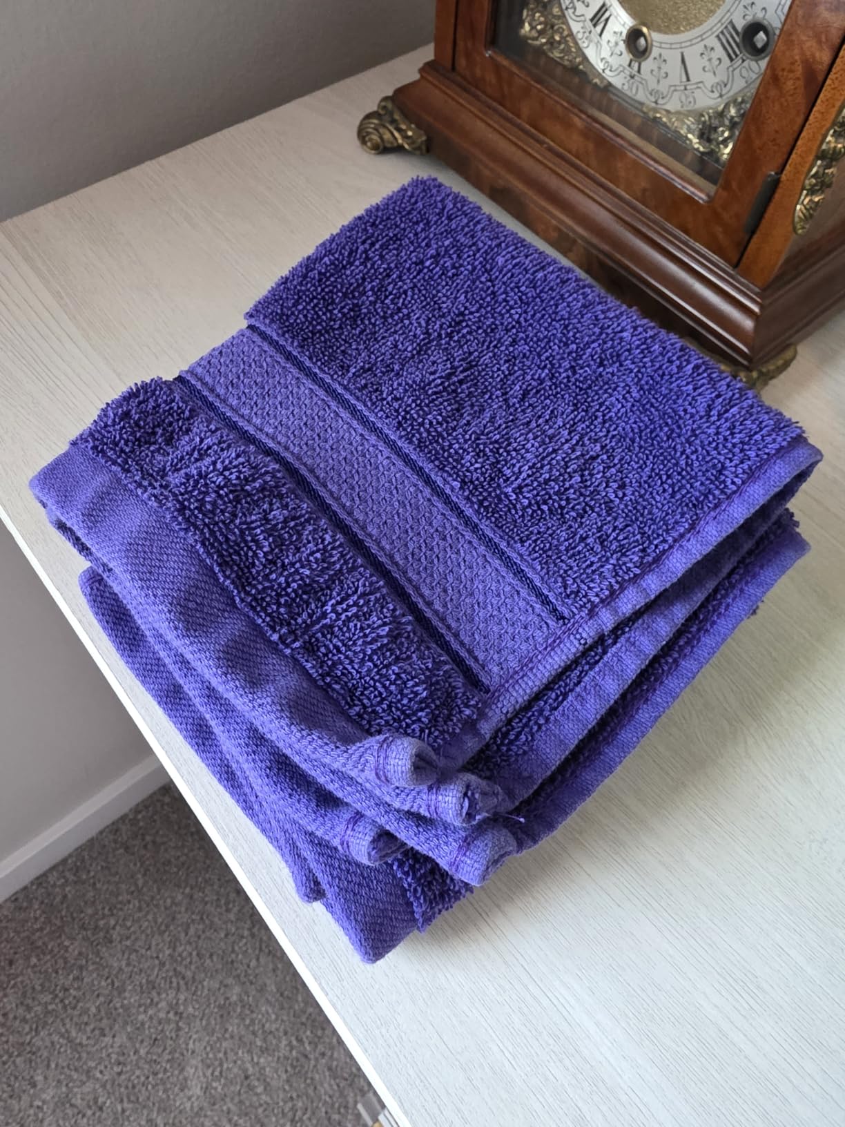 American Soft Linen Salem Turkish Bath Towel Set, 100% Cotton 600 GSM 6 Piece Towels for Bathroom, 2 Bath Towels 2 Hand Towels 2 Washcloths, Dark Gray customer photo 1