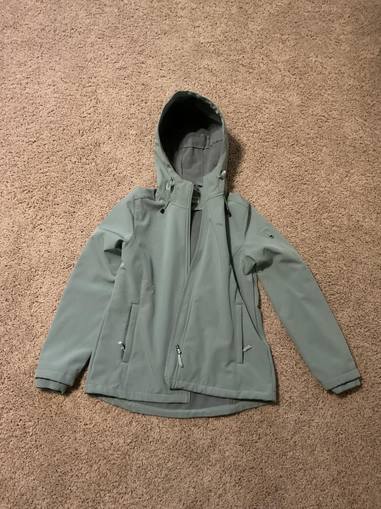 Women's Softshell Jacket, Fleece Lined Warm Jacket Light Hooded Windproof Coat for Outdoor Hiking customer photo 2