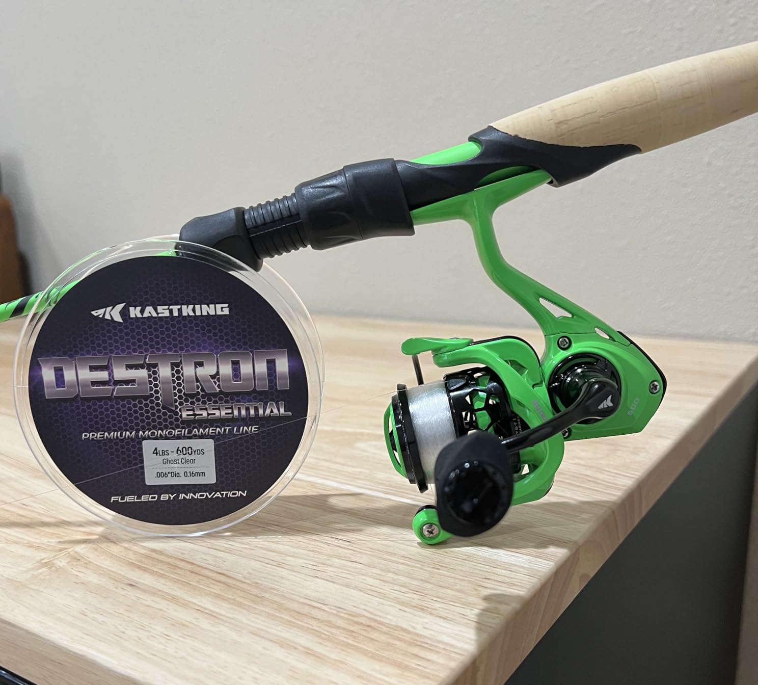 KastKing Zephyr Spinning Reels - 7+1/6+1 BB - Carbon Fiber Drag - Sizes 500/1000 SFS - ICE Fishing Ready customer photo 1
