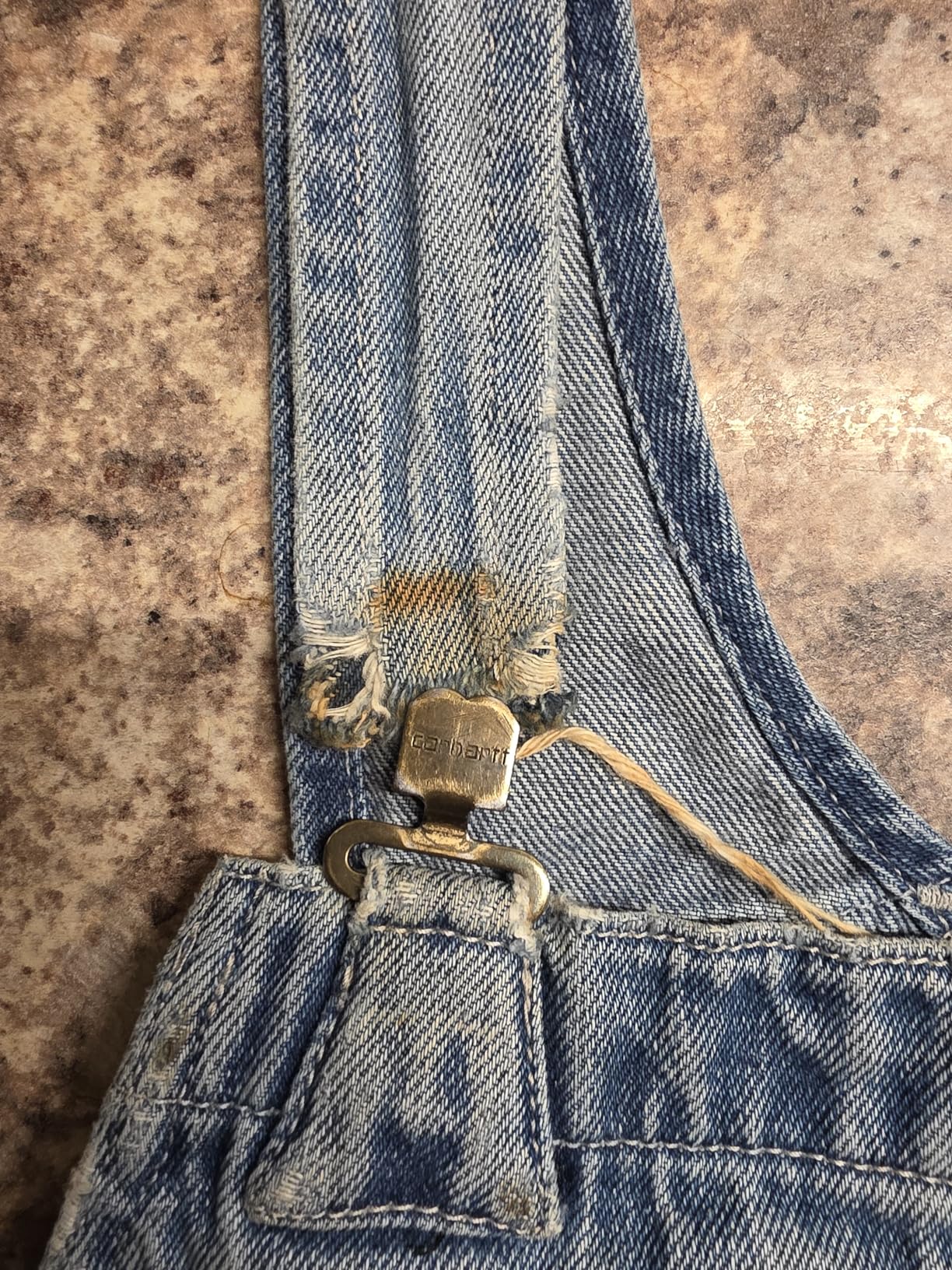 Carhartt Men's Denim Bib Overall customer photo 1