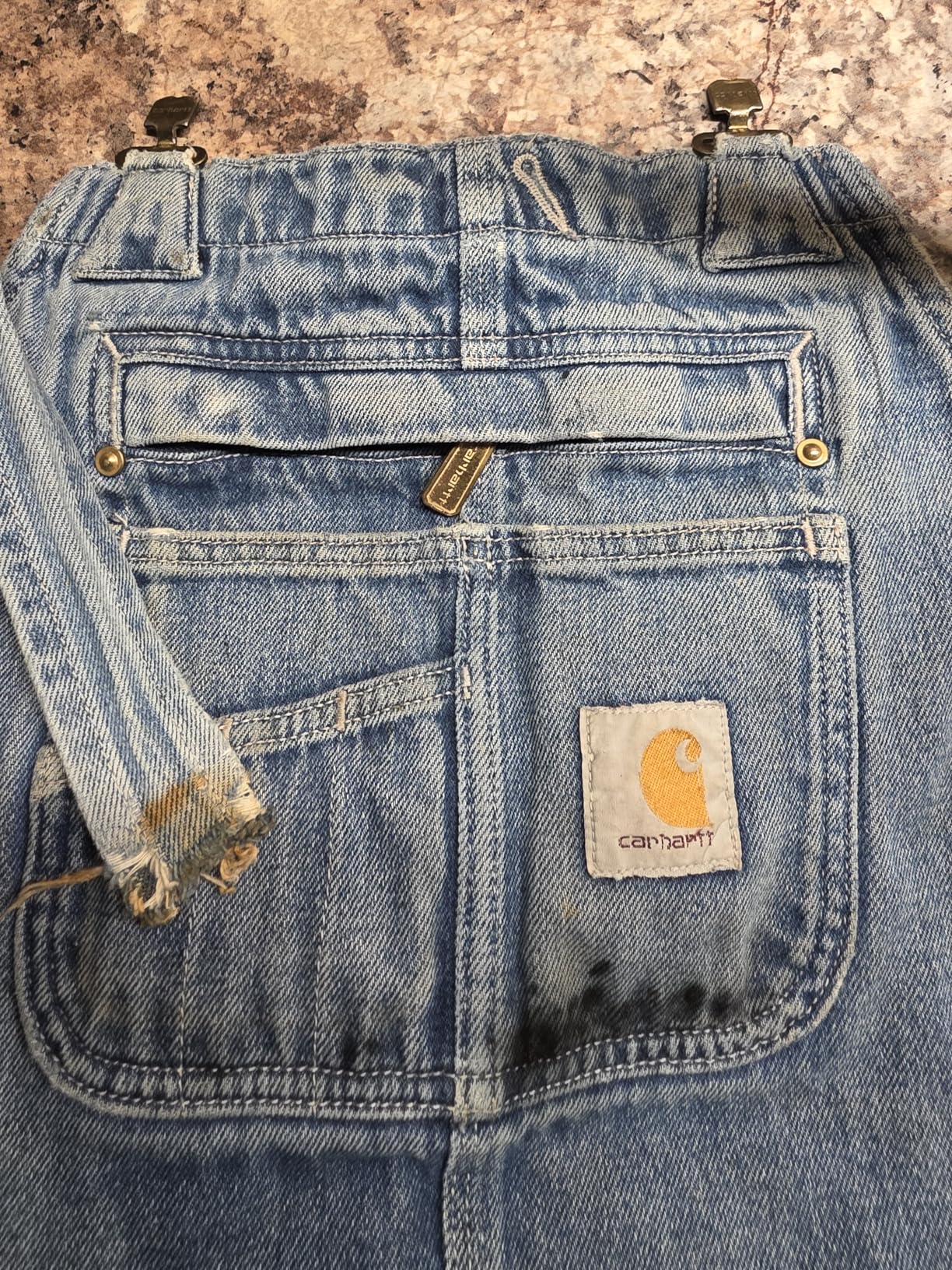 Carhartt Men's Denim Bib Overall customer photo 2