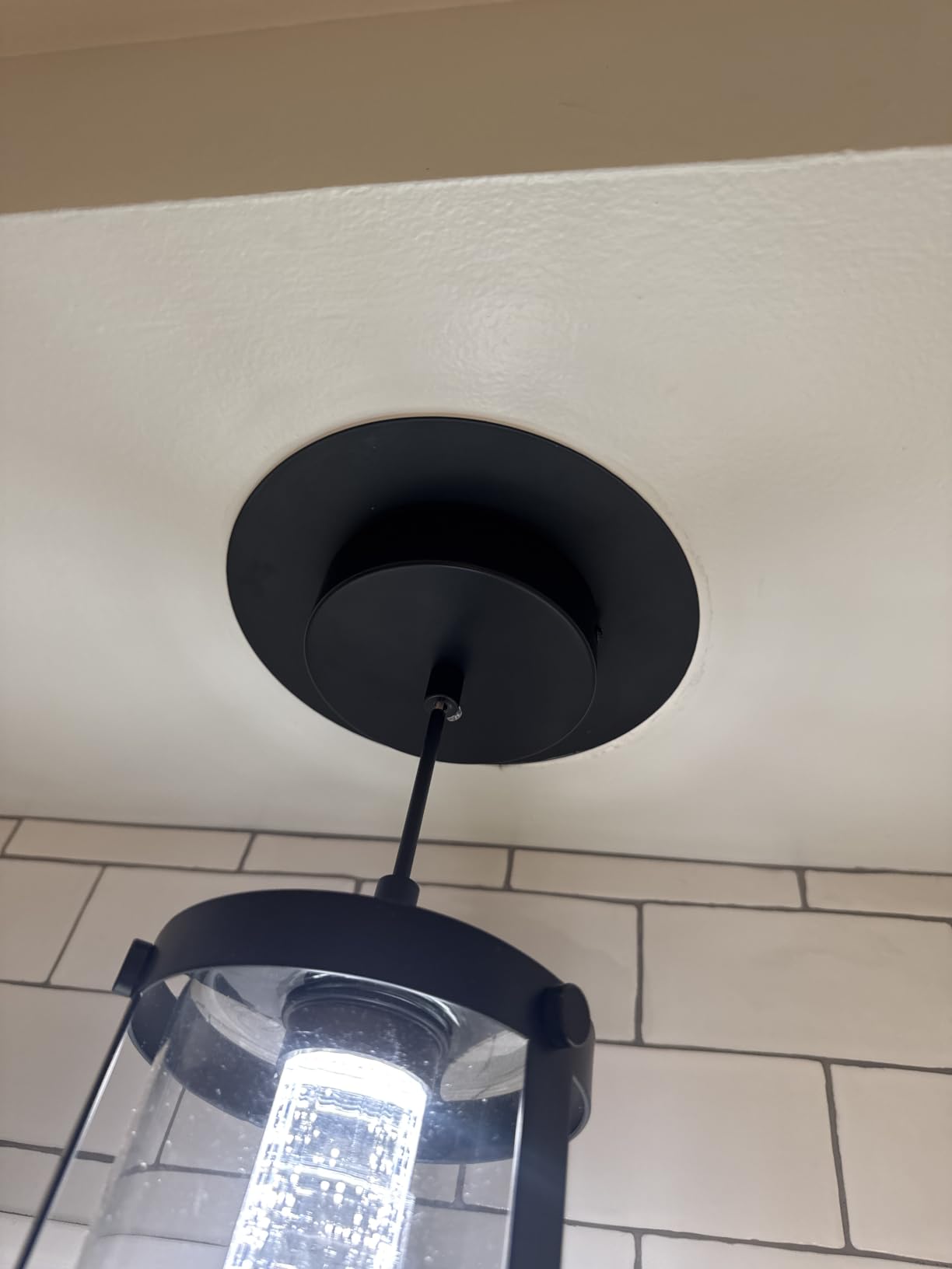 Ceiling Medallion for Recessed Can Light - Home Improvement Decorative Steel Flat Goof Ring & Cover Plate for 5