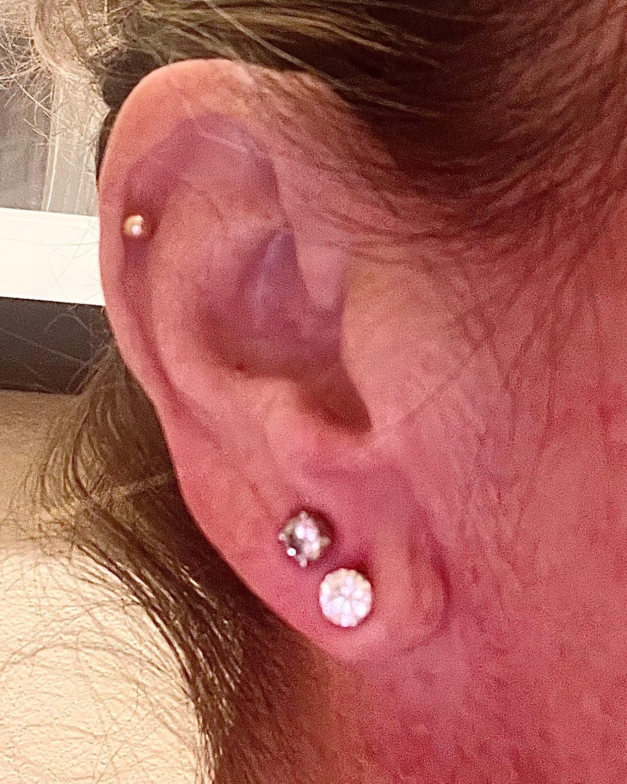 Pompeii 1 Carat (ctw) Diamond Studs in 14k White or Yellow Gold Lab Grown (HI,VS) customer photo 1