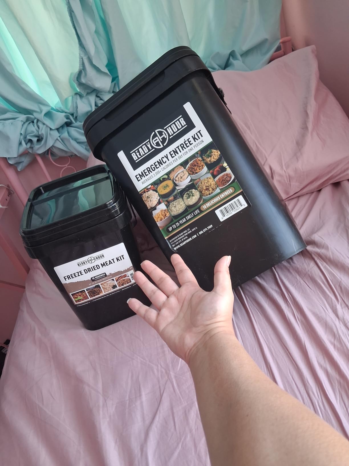 Ready Hour 120 Serving Entree Bucket - Freeze Dried Emergency Food Supply - Survival Meals with Long Shelf Life customer photo 2