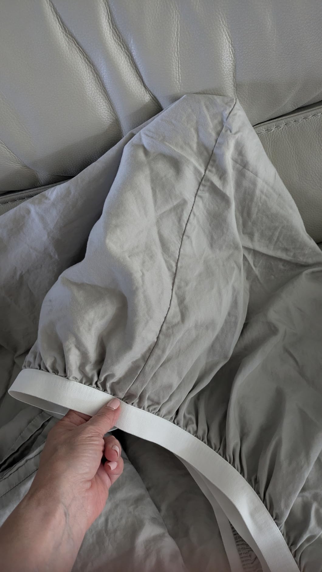 THREAD SPREAD Egyptian Cotton Sheets Queen Size - Luxury 400 Thread Count, Sateen Weave, 16