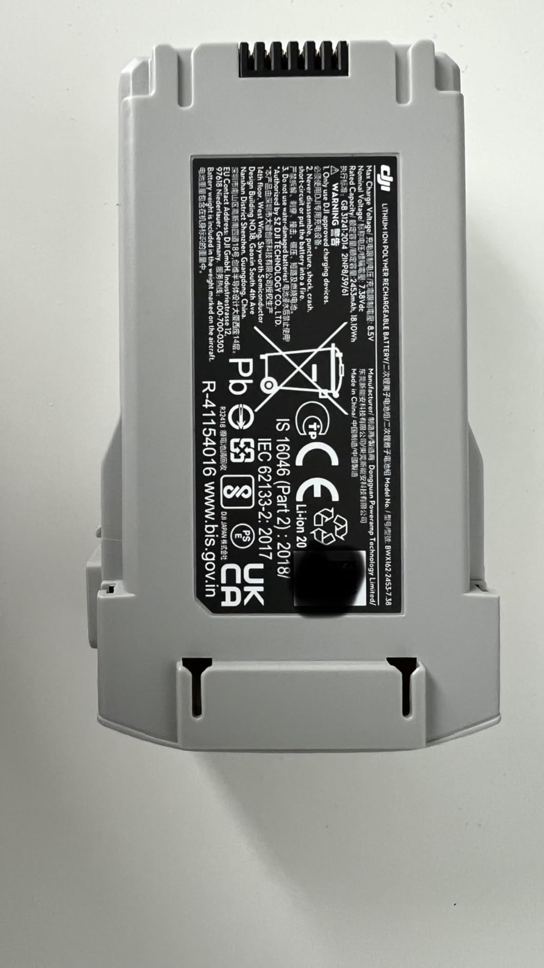 DJI Mini 3 Series Intelligent Flight Battery, Compatibility Mini 4 Pro, Mini 3 Pro, Mini 3 customer photo 1