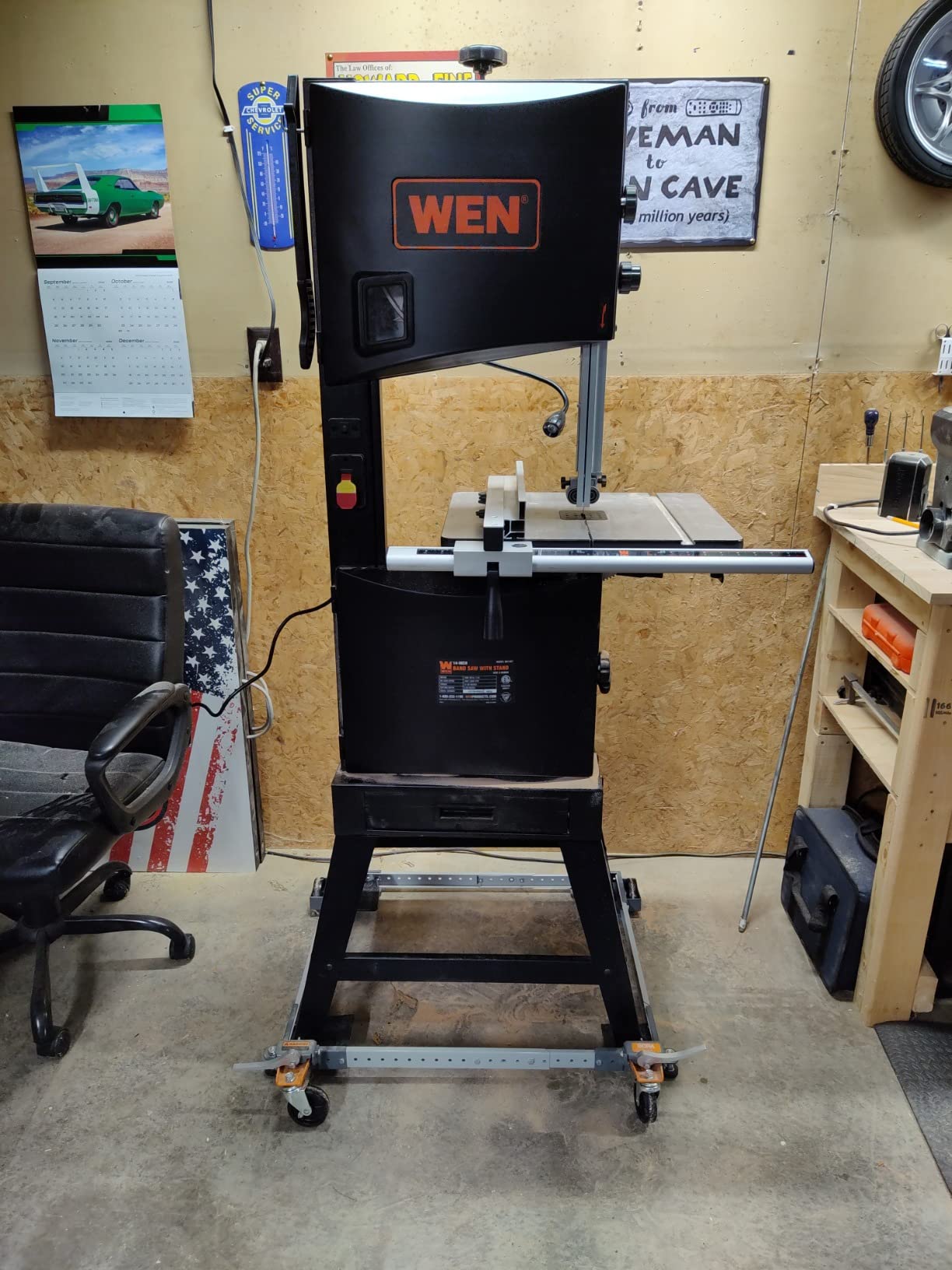 WEN 14-Inch Band Saw with Stand, Two-Speed (BA1487) customer photo 2