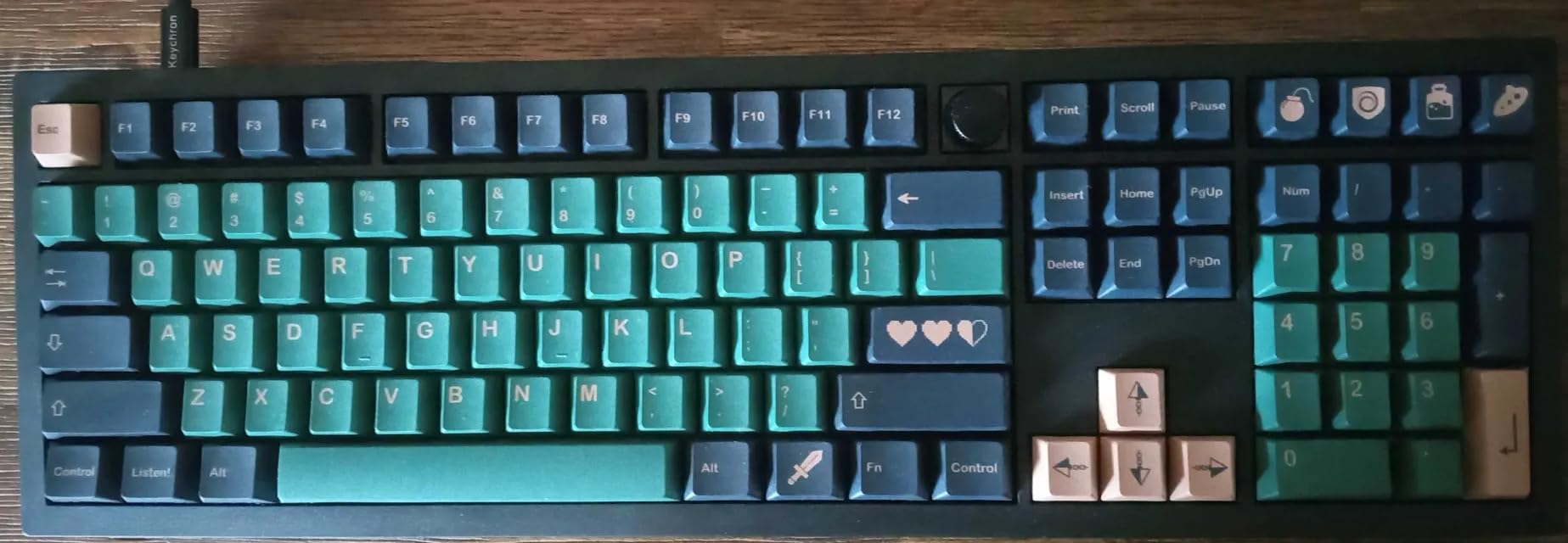 Keychron V6 Wired Custom Mechanical Keyboard Knob Version, Full-size QMK/VIA Programmable Macro with Hot-swappable Keychron K Pro Brown Switch Compatible with Mac Windows Linux Black (Non-Transparent) customer photo 1